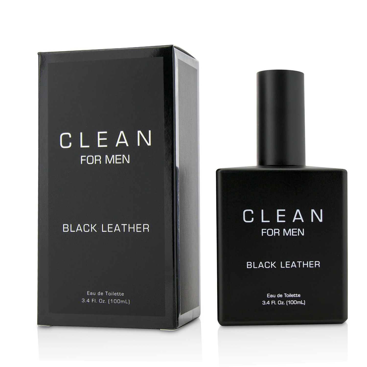 Clean Black Leather Eau De Toilette Spray 100ml/3.4oz