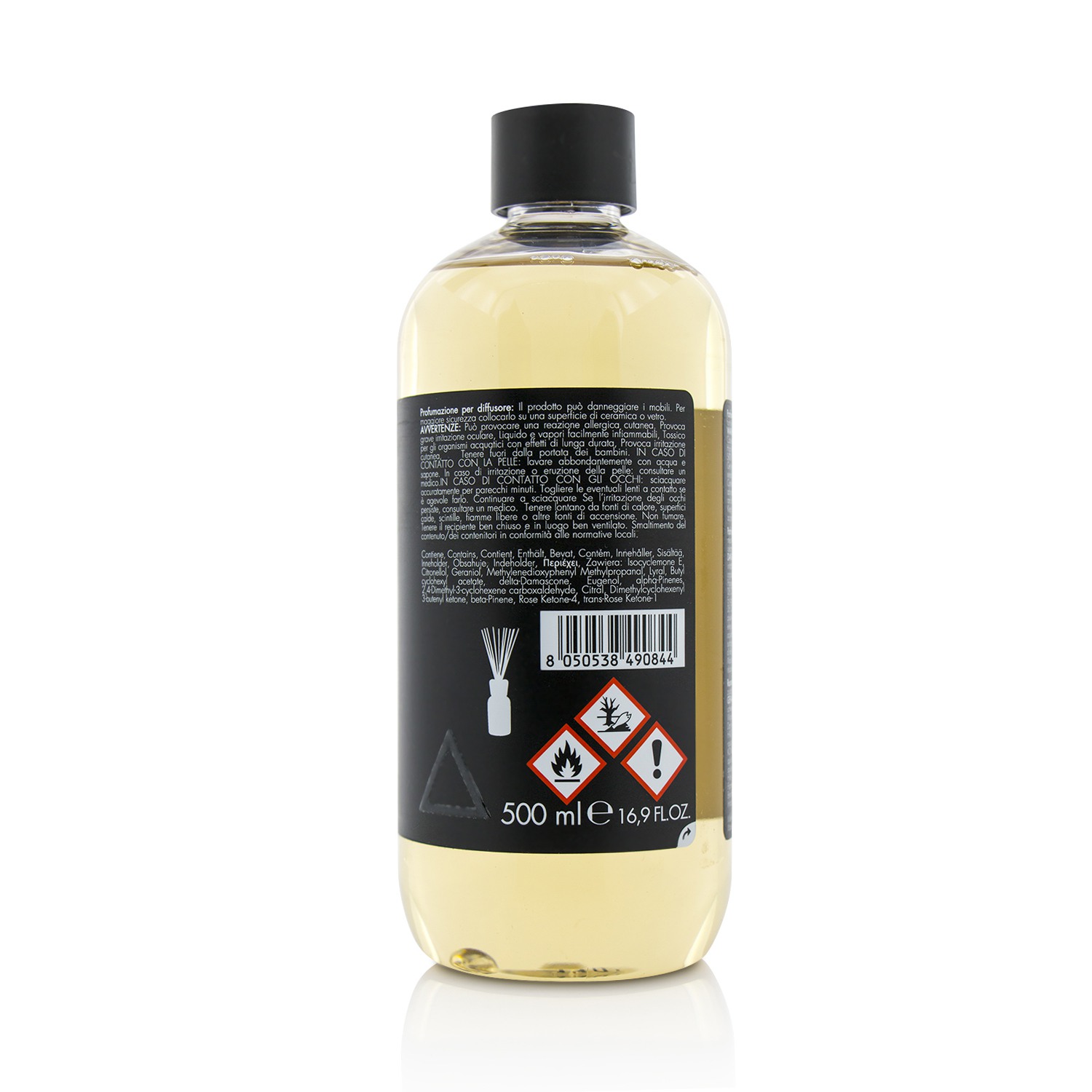 Millefiori Natural Difusor de Fragancia Repuesto - Magnolia Blossom & Wood 500ml/16.9oz