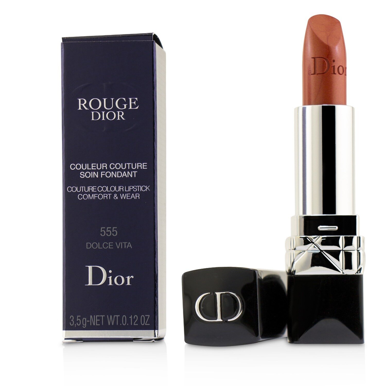 Christian Dior أحمر شفاه مريح طويل الأمد Rouge Dior Couture 3.5g/0.12oz