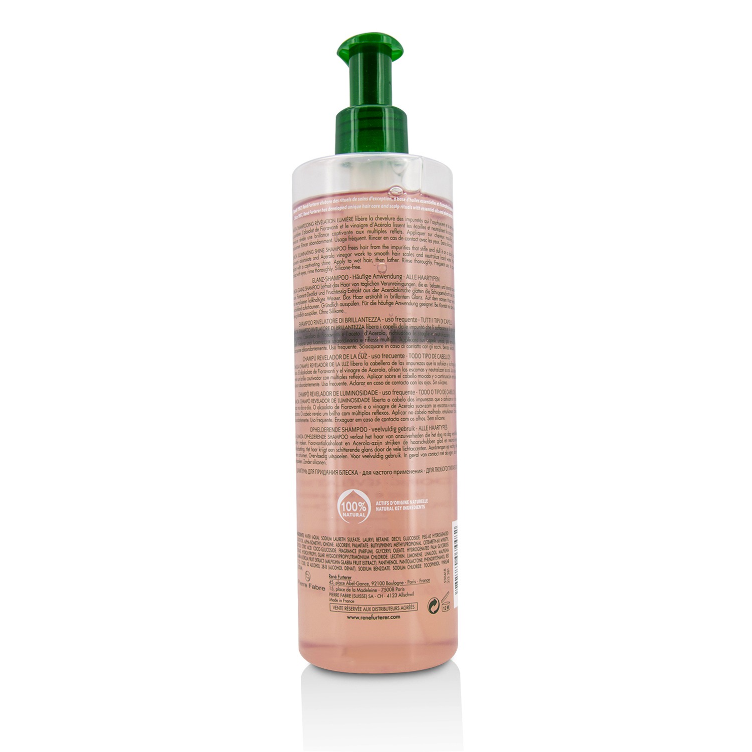 Rene Furterer Lumicia Illuminating Shine Shampoo - Frequent Use, All Hair Types (Salon Product) 600ml/20.2oz