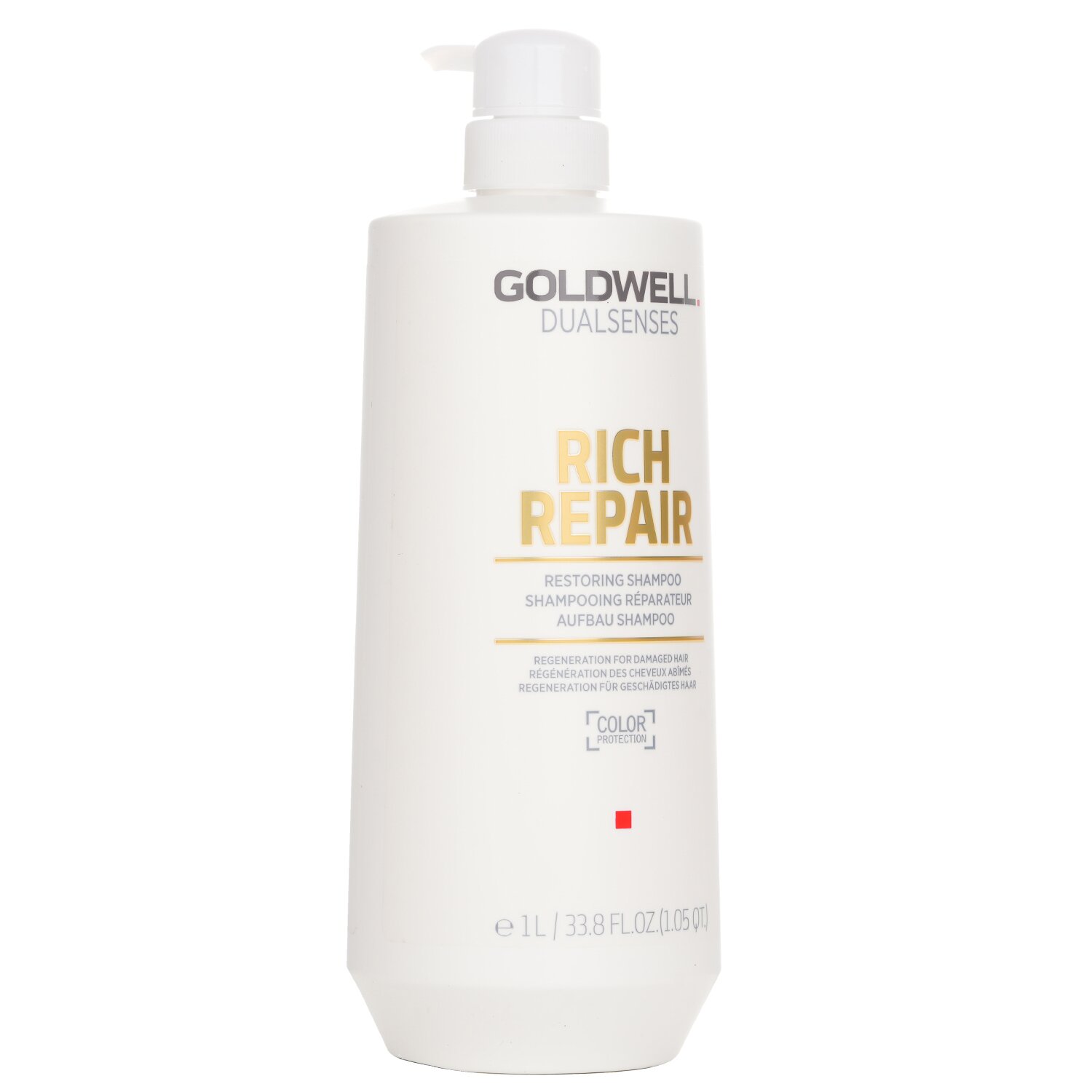 Goldwell Dual Senses Rich Repair Restoring Shampoo (Regeneration For Damaged Hair) 1000ml/33.8oz