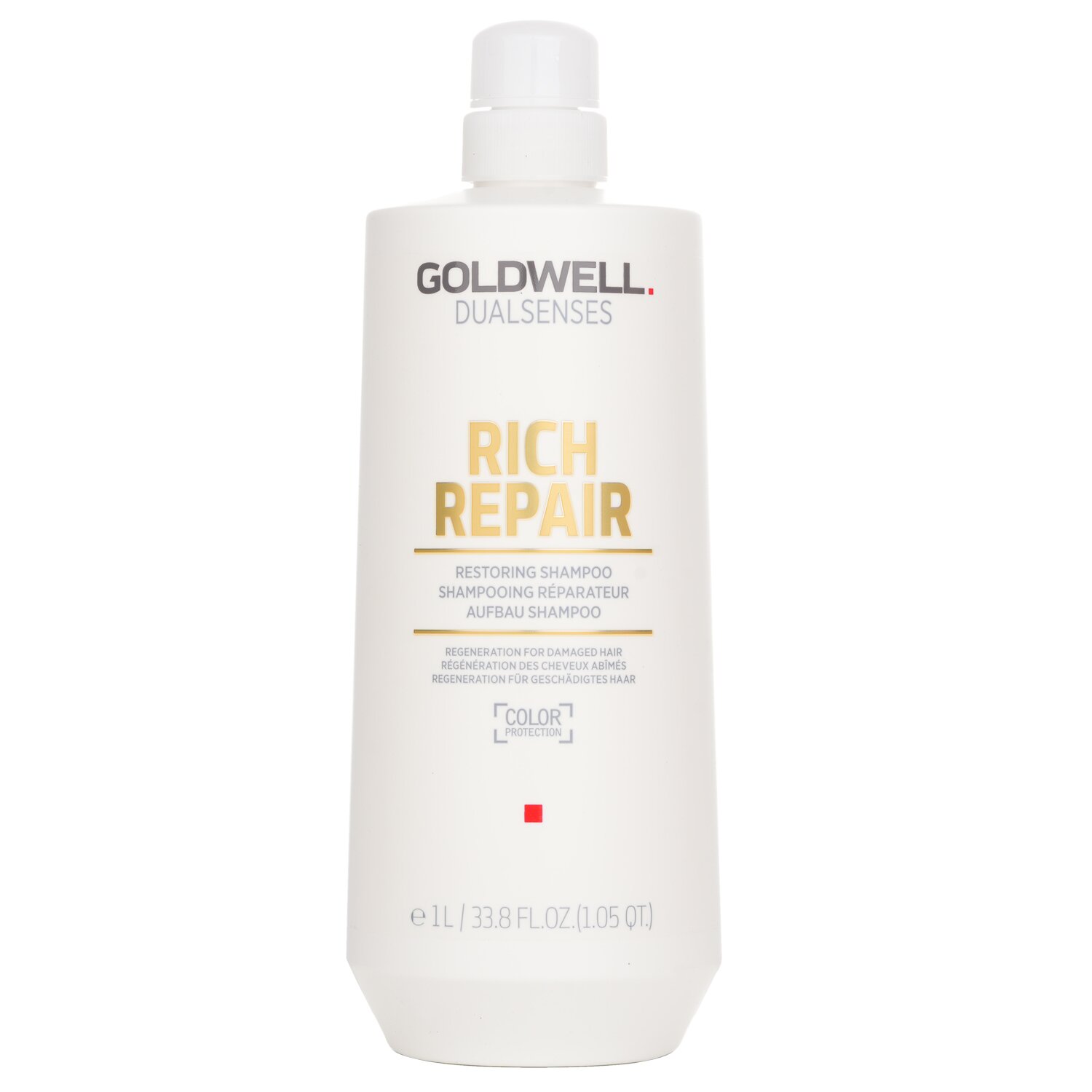 Goldwell Dual Senses Rich Repair Restoring Shampoo (Regeneration For Damaged Hair) 1000ml/33.8oz