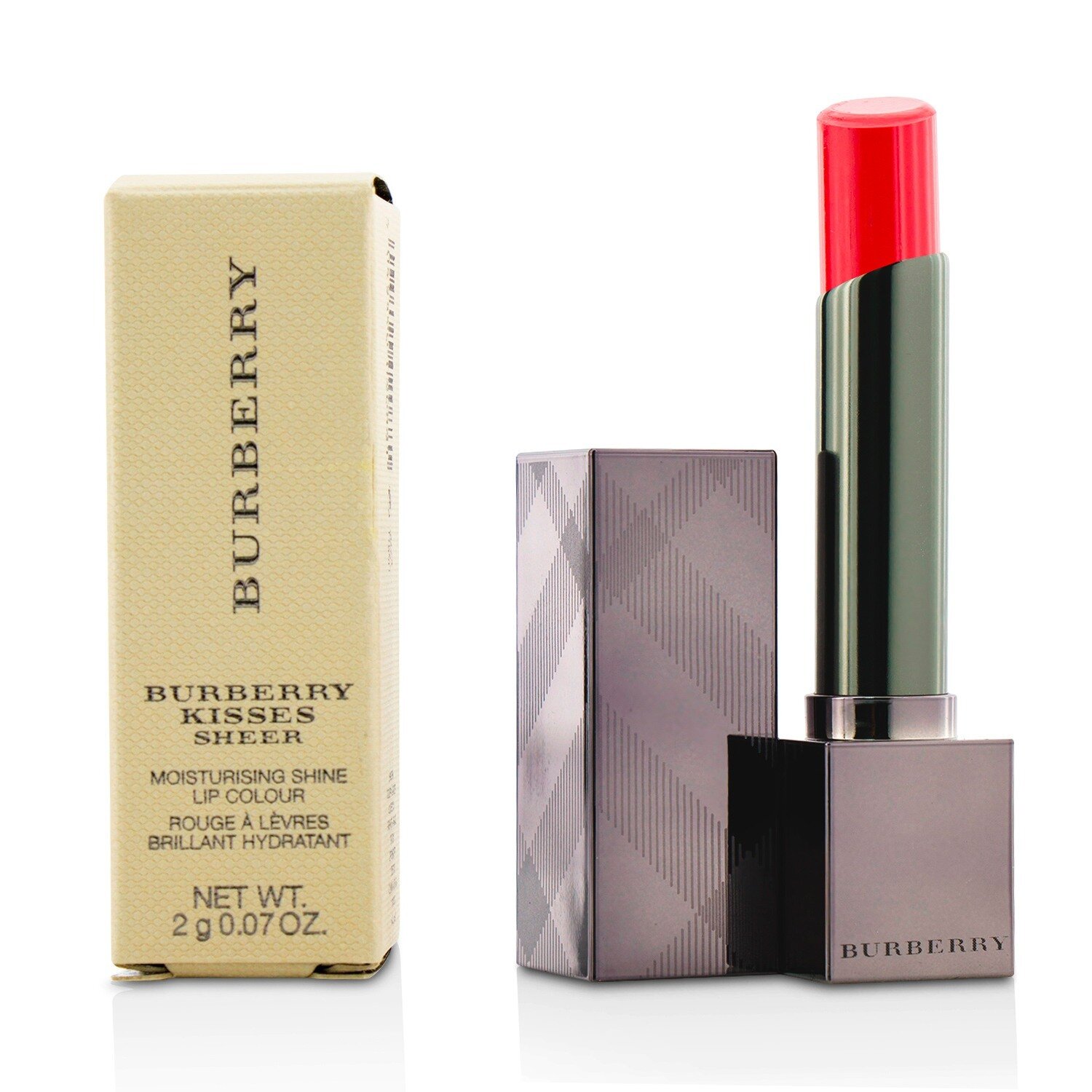 Burberry لون شفاه لامع مرطب شفاف Burberry Kisses 2g/0.07oz