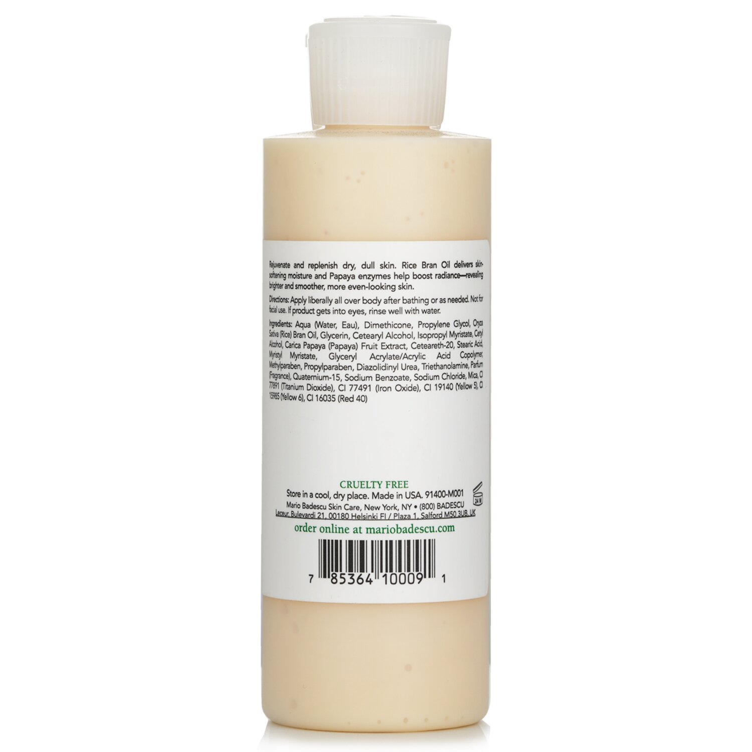 Mario Badescu Papaya Body Lotion - Losion Tubuh 177ml/6oz