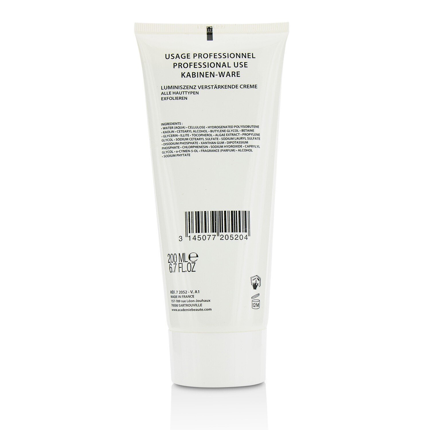 Academie 愛卡得美 瞬效拋光角質霜(所有膚質) Radiance Buffing Cream 200ml/6.7oz