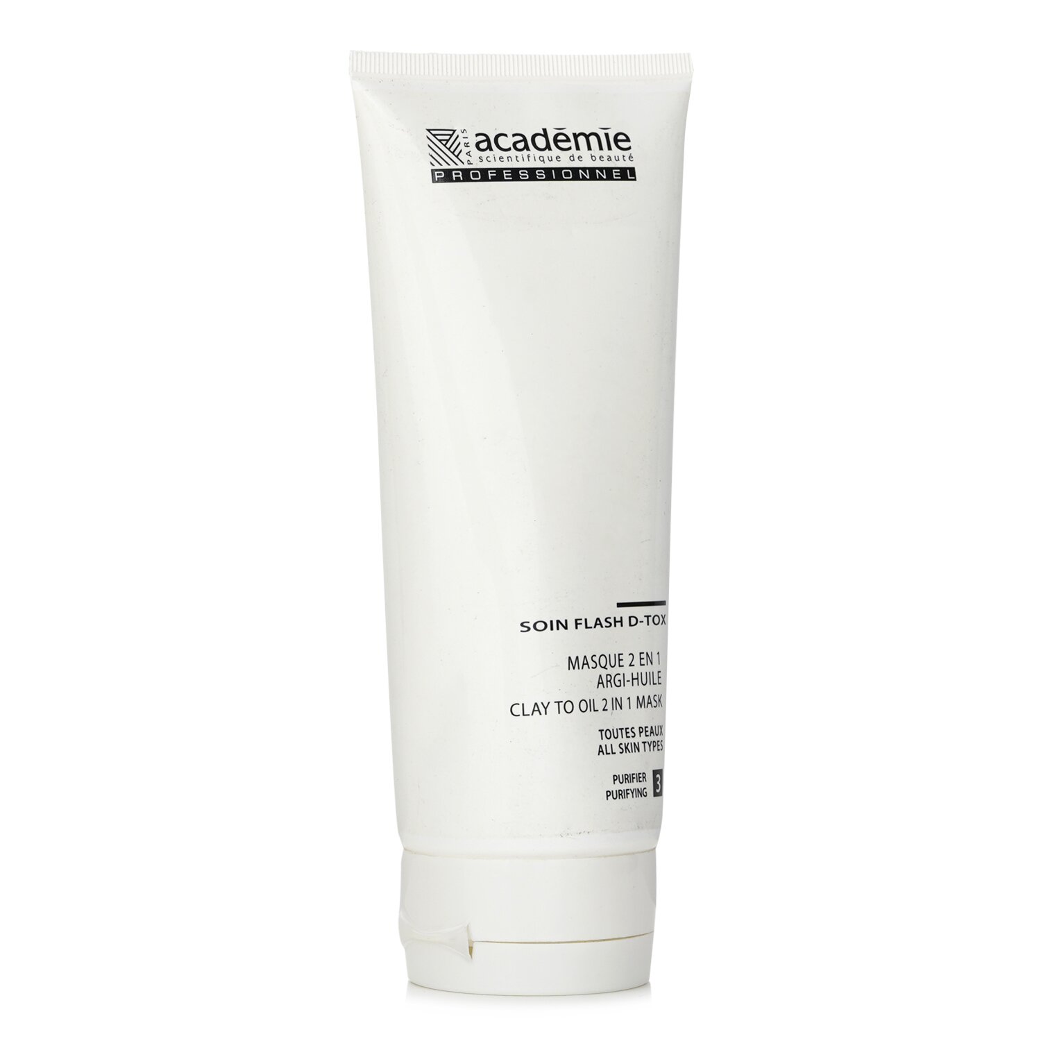 Academie Clay To Oil 2 in 1 Mask - For All Skin Types (Salon Size) 200ml/6.7oz