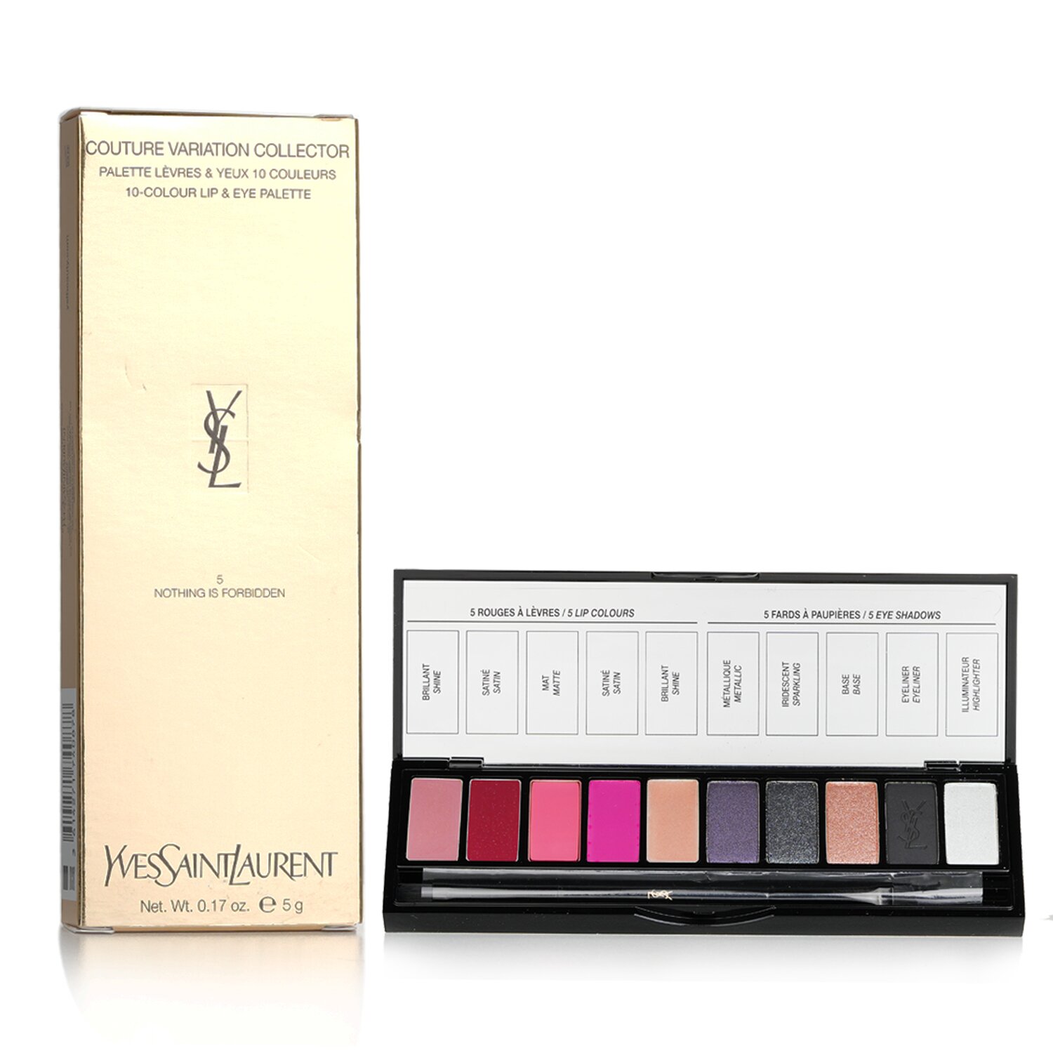 Yves Saint Laurent Couture Variation Collector 10 Colour Lip & Eye Palette 5g/0.17oz