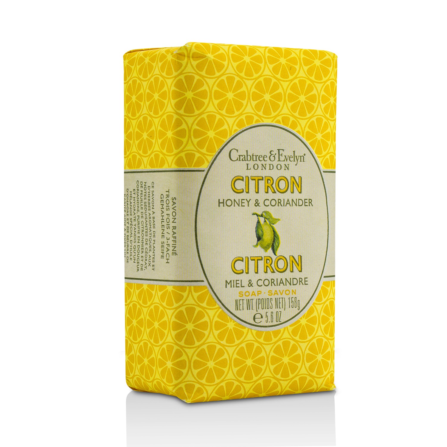 Crabtree & Evelyn Citron, Honey & Coriander Triple Milled Soap 158g/5.6oz