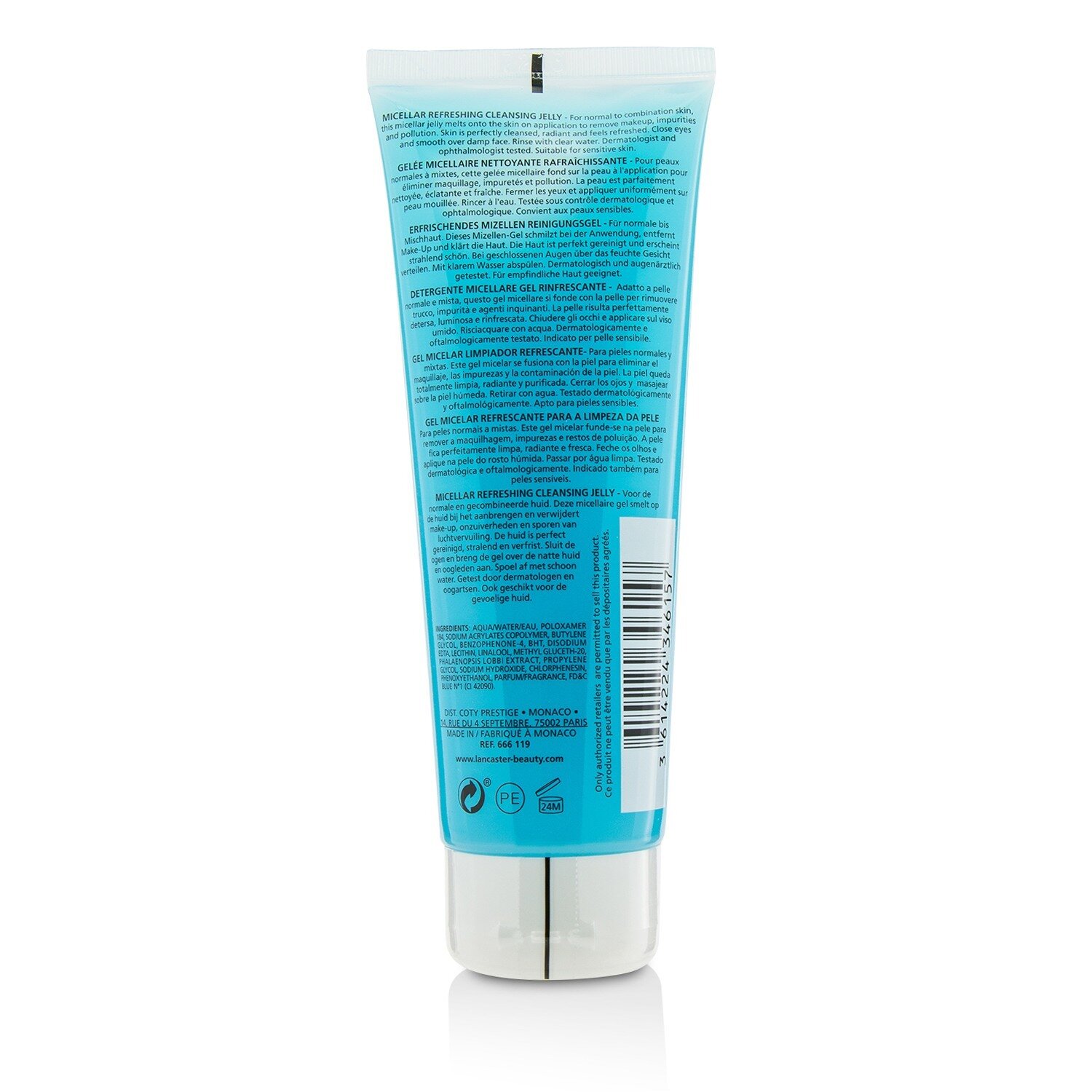 Lancaster Micellar Refreshing Cleansing Jelly - Normal to Combination Skin, Including Sensitive Skin 125ml/4.2oz