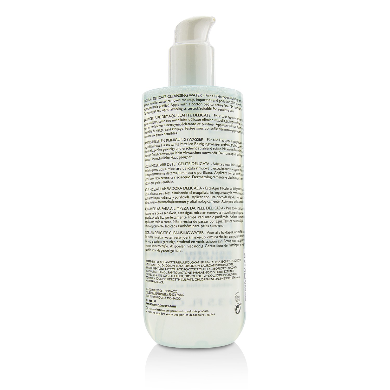 Lancaster Micellar Delicate Cleansing Water - All Skin Types, Including Sensitive Skin 400ml/13.5oz