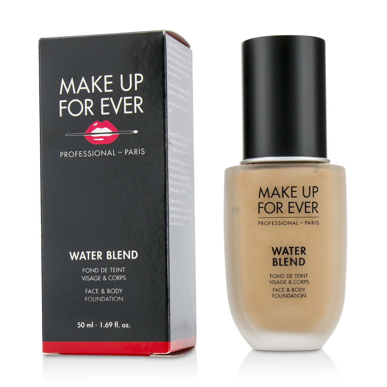 Make Up For Ever Water Blend Face & Body Foundation פאונדיישן על בסיס נוזלי לפנים ולגוף 50ml/1.69oz