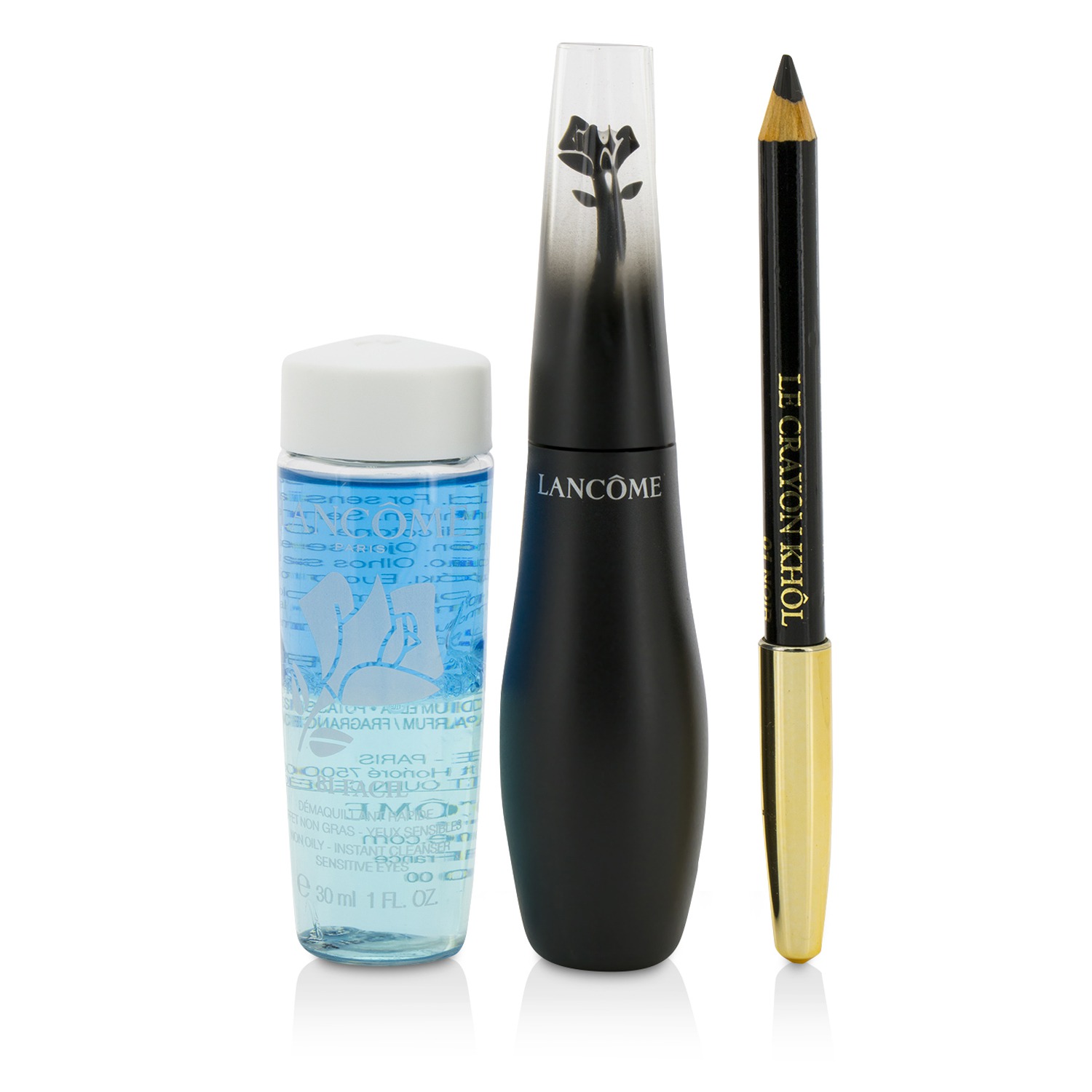 Lancome Set Grandiose Extreme Eyes: 1x Grandiose Extreme Máscara + 1x Mini Le Crayon Khol + 1x Bi Facil 3pcs