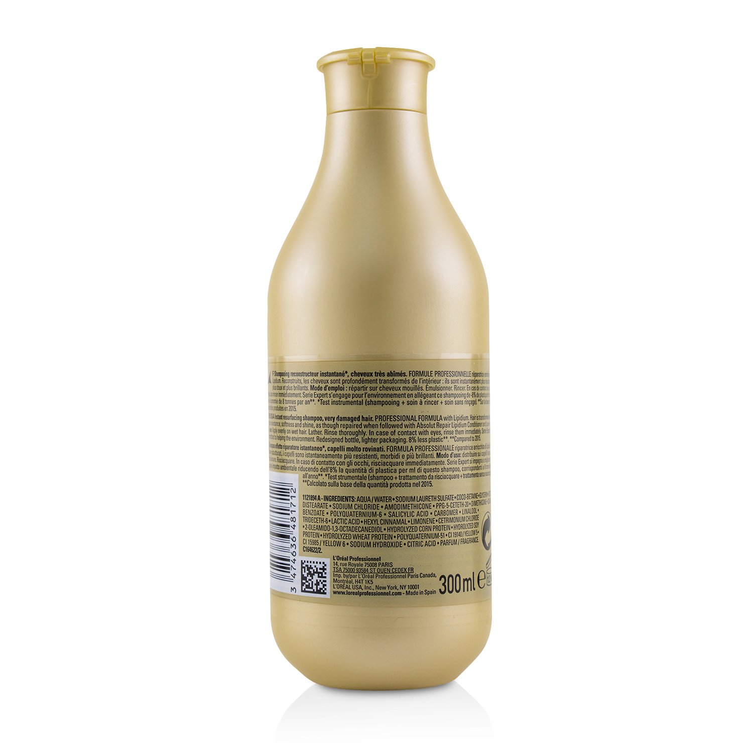 L'Oreal Professionnel Serie Expert - Absolut Repair Lipidium Instant Resurfacing Shampoo 300ml/10.1oz