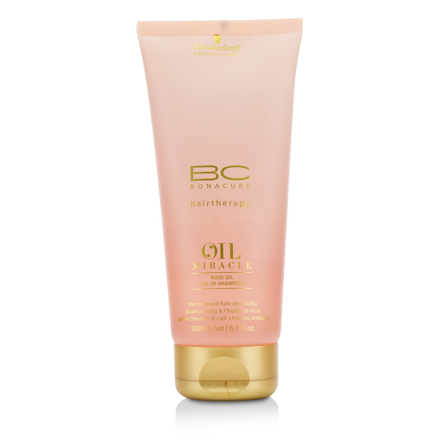 Schwarzkopf BC Oil Miracle Rose Oil Oil-In-Shampoo (For Stressed Hair and Scalp) 200ml/6.7oz