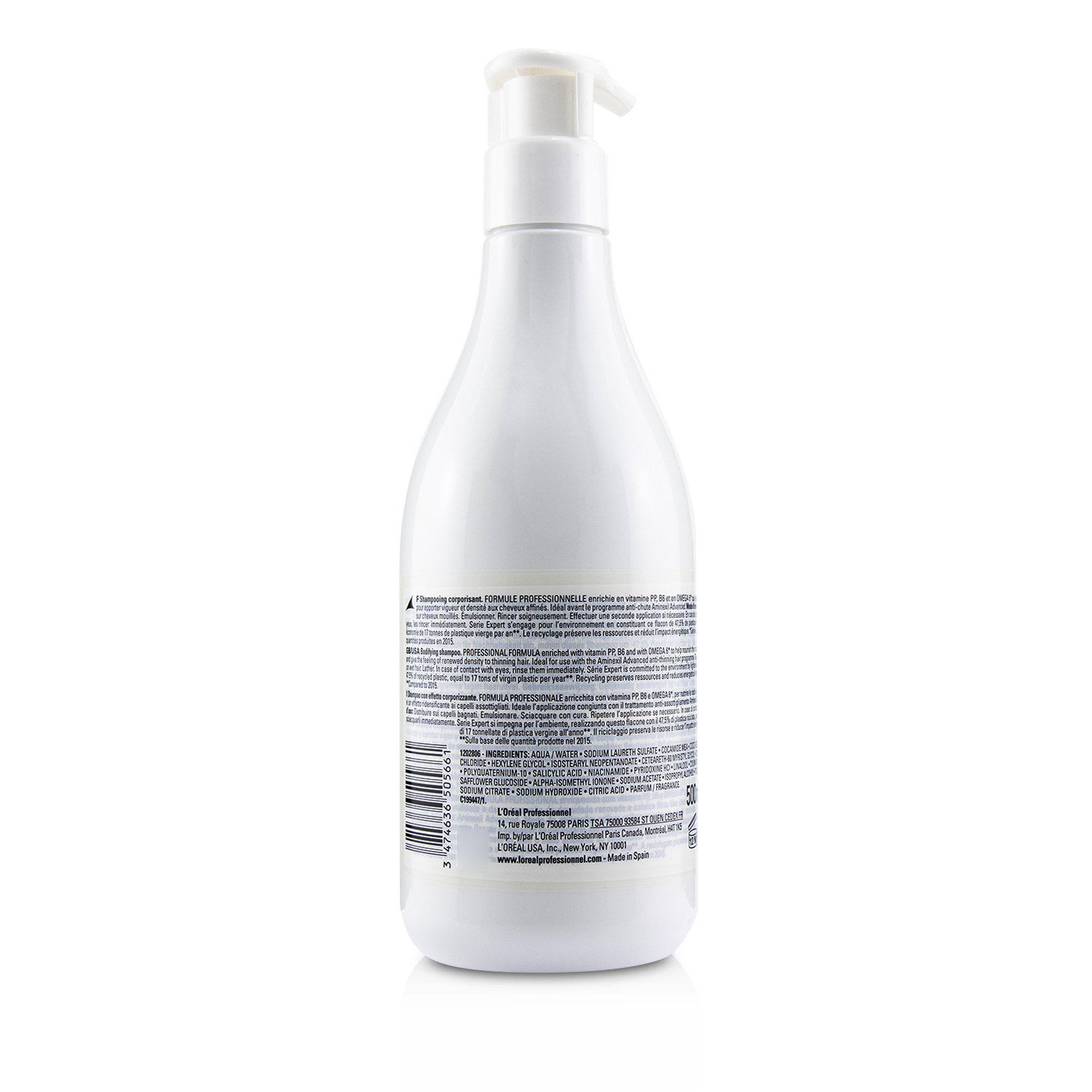 L'Oreal Professionnel Serie Expert - Density Advanced Omega 6* Bodifying Shampoo 500ml/16.9oz