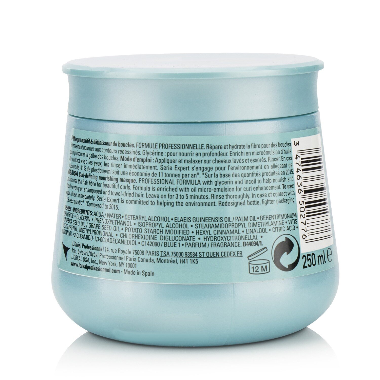 L'Oreal Professionnel Serie Expert - Curl Contour Glycerin Curl-Defining Nourishing Masque 250ml/8.4oz