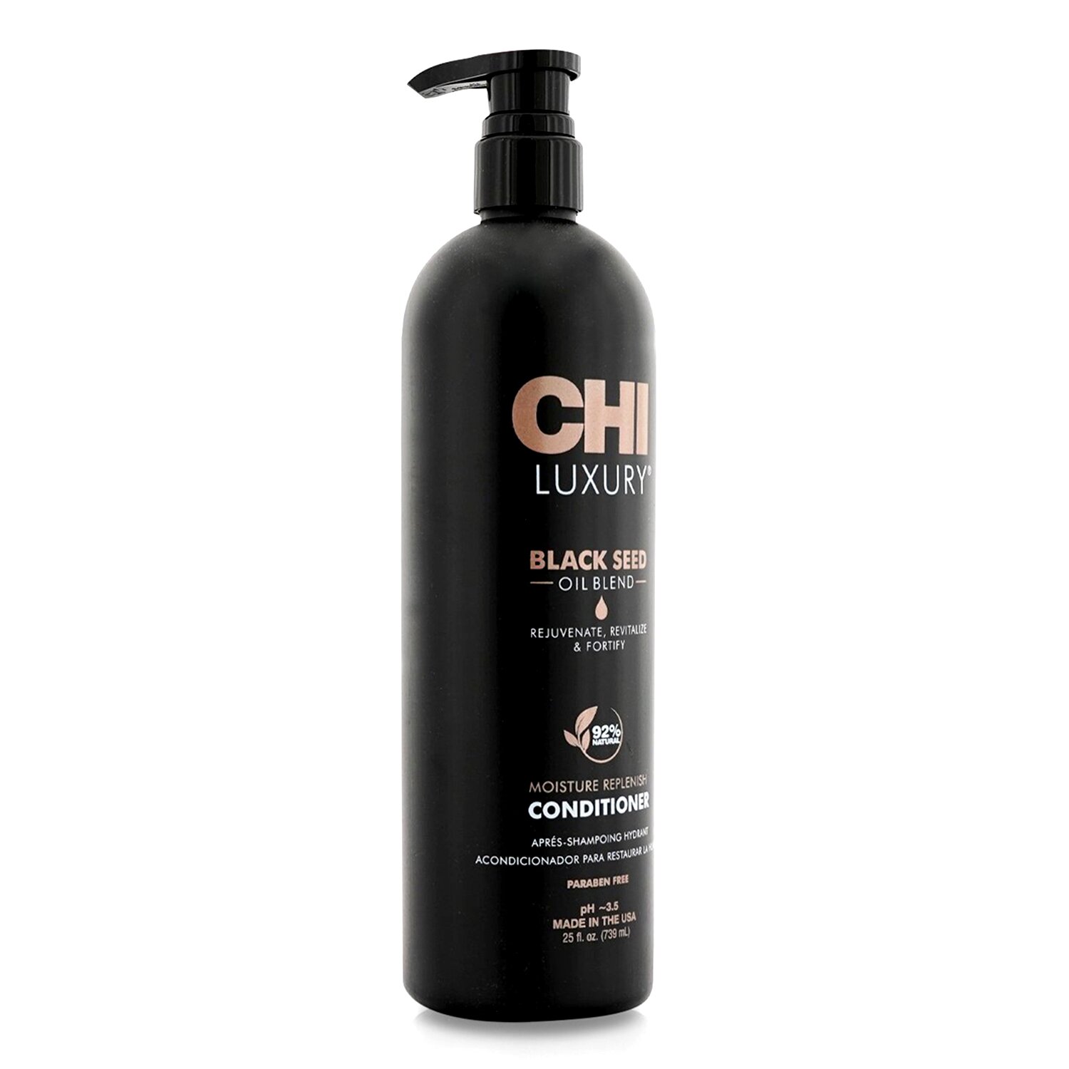 CHI بلسم لتزويد الشعر بالترطيب Luxury Black Seed Oil 739ml/25oz