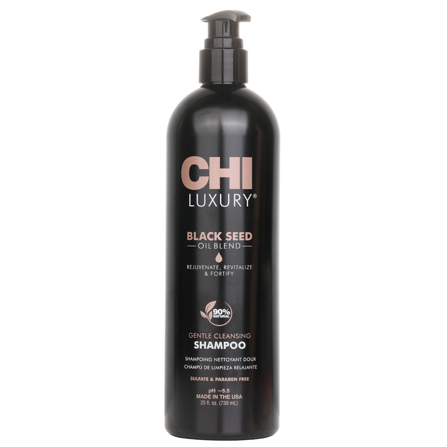 CHI 黑種籽油溫和清潔洗髮精Luxury Black Seed Oil Gentle Cleansing Shampoo 739ml/25oz