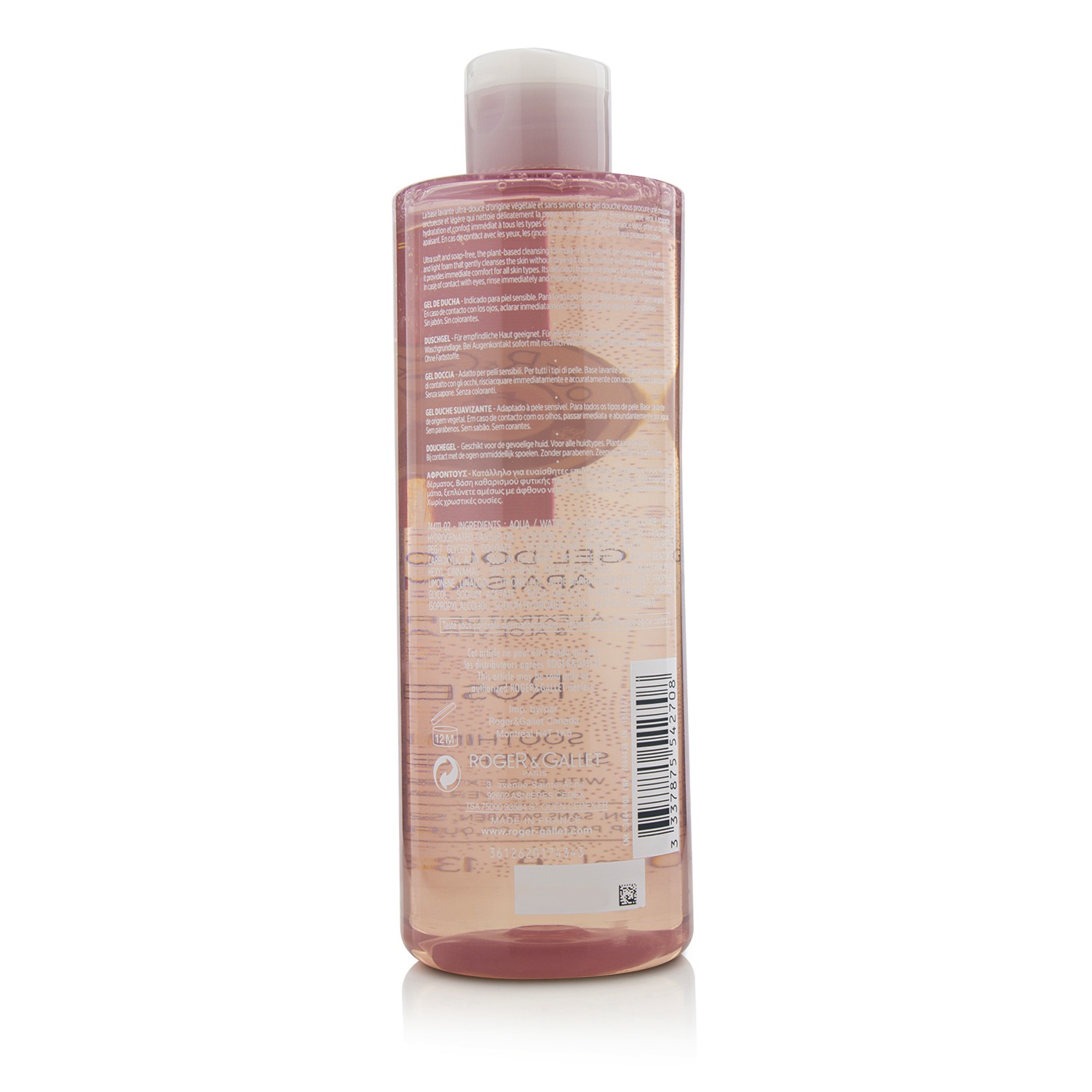 Roger & Gallet جل دش مسكن Rose 400ml/13.5oz