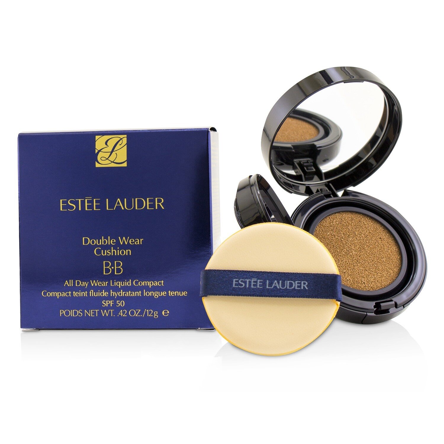 Estee Lauder عبوة سائل للوقاية الشمسية طوال النهار Double Wear Cushion BB SPF 50 12g/0.42oz