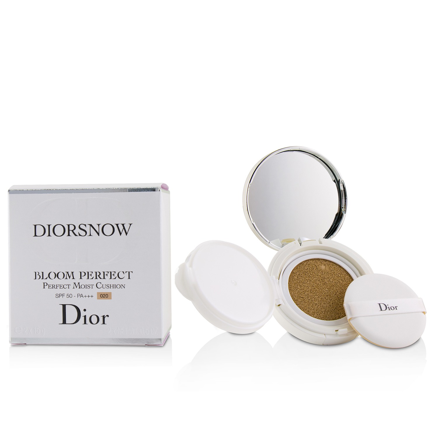 Christian Dior Bloom Perfect Brightening Perfect Moist Cushion SPF50 With Extra Refill 2x15g/0.5oz