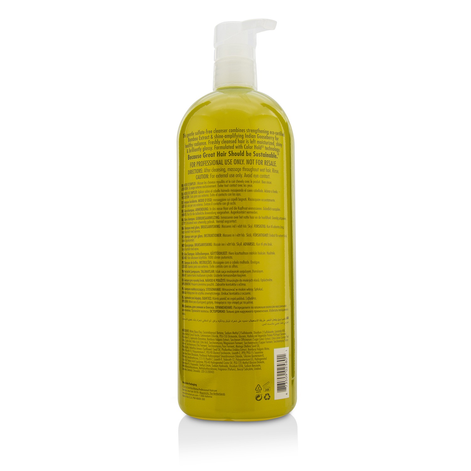 Alterna Bamboo Shine Luminous Shine Shampoo (For Strong, Brilliantly Glossy Hair) 1000ml/33.8oz