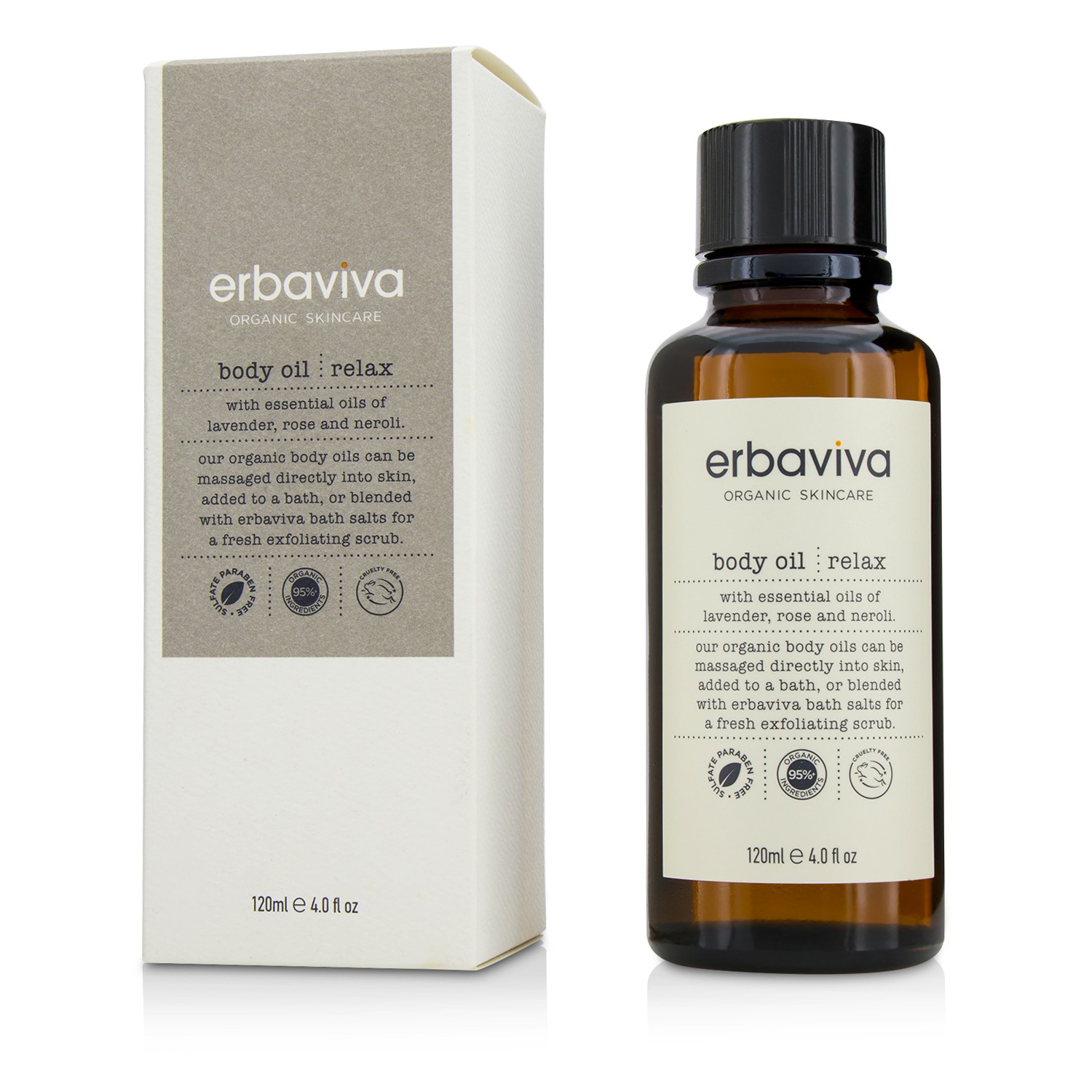 Erbaviva Relax Body Oil 120ml/4oz