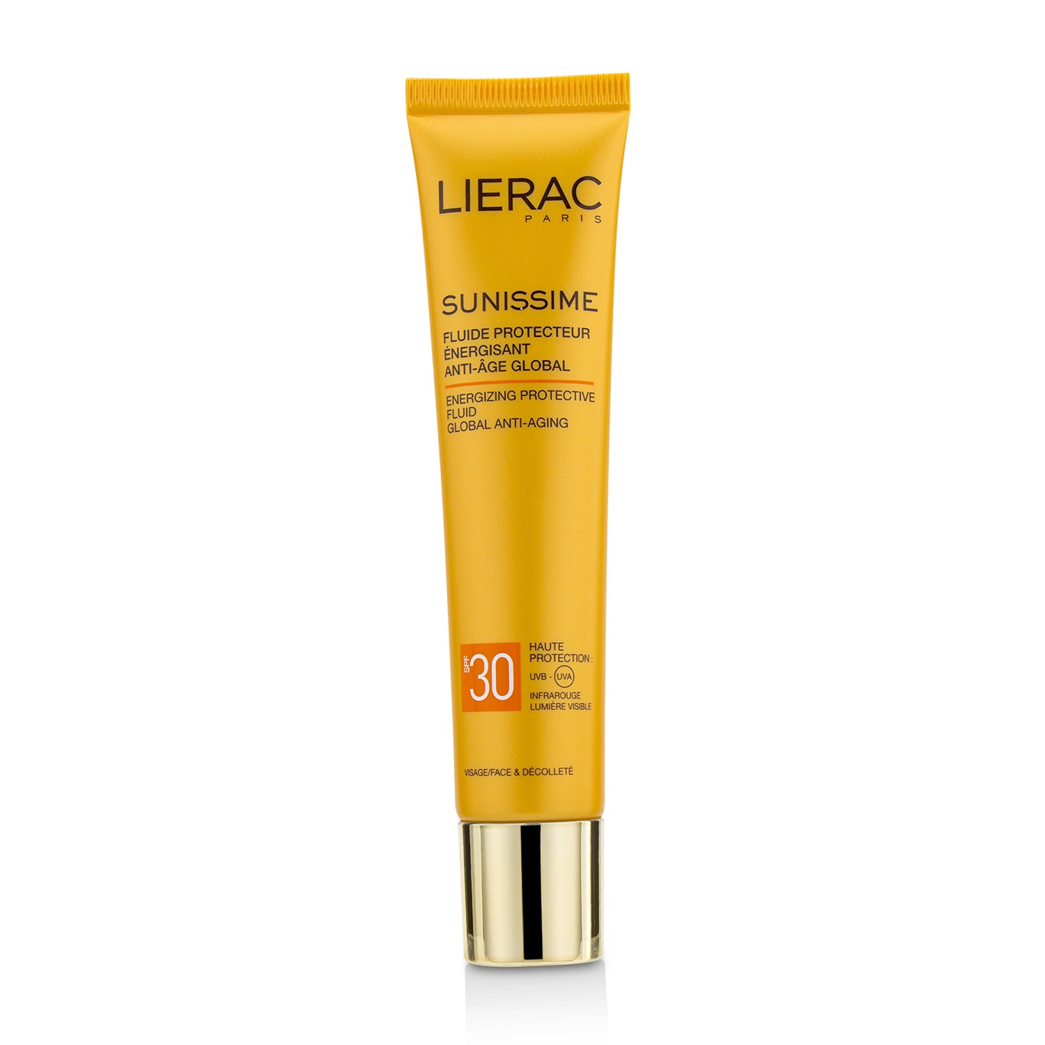 Lierac Sunissime Global Anti-Aging Energizing Protective Fluid SPF30 For Face & Decollete 40ml/1.35oz