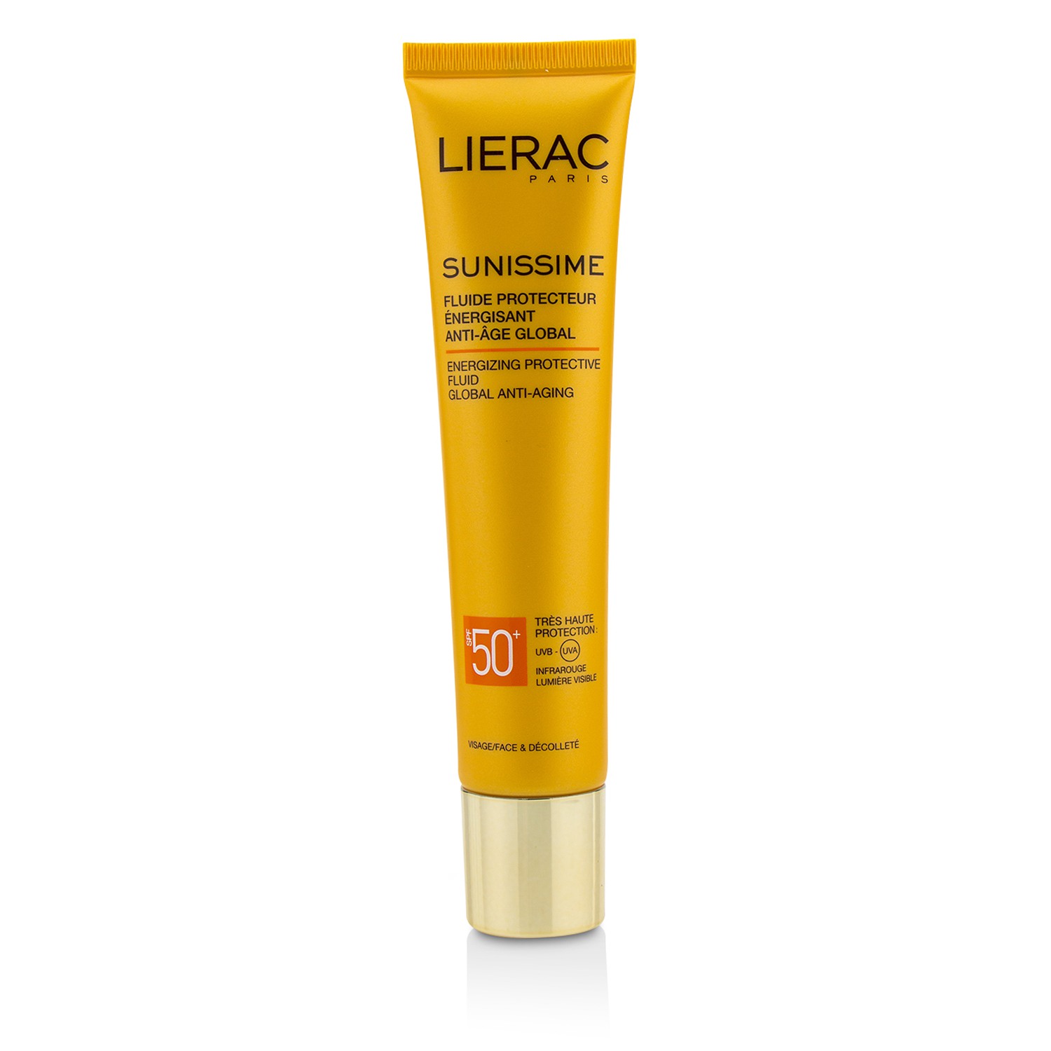 Lierac Sunissime Global Anti-Aging Energizing Protective Fluid SPF50+ For Face & Decollete 40ml/1.35oz