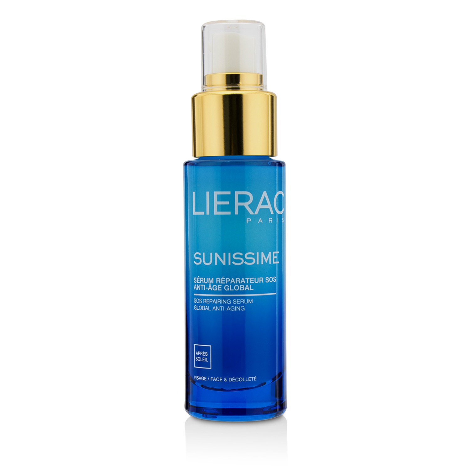 Lierac Sunissime Global Anti-Aging SOS Repairing Serum For Face & Decollete 30ml/1.01oz