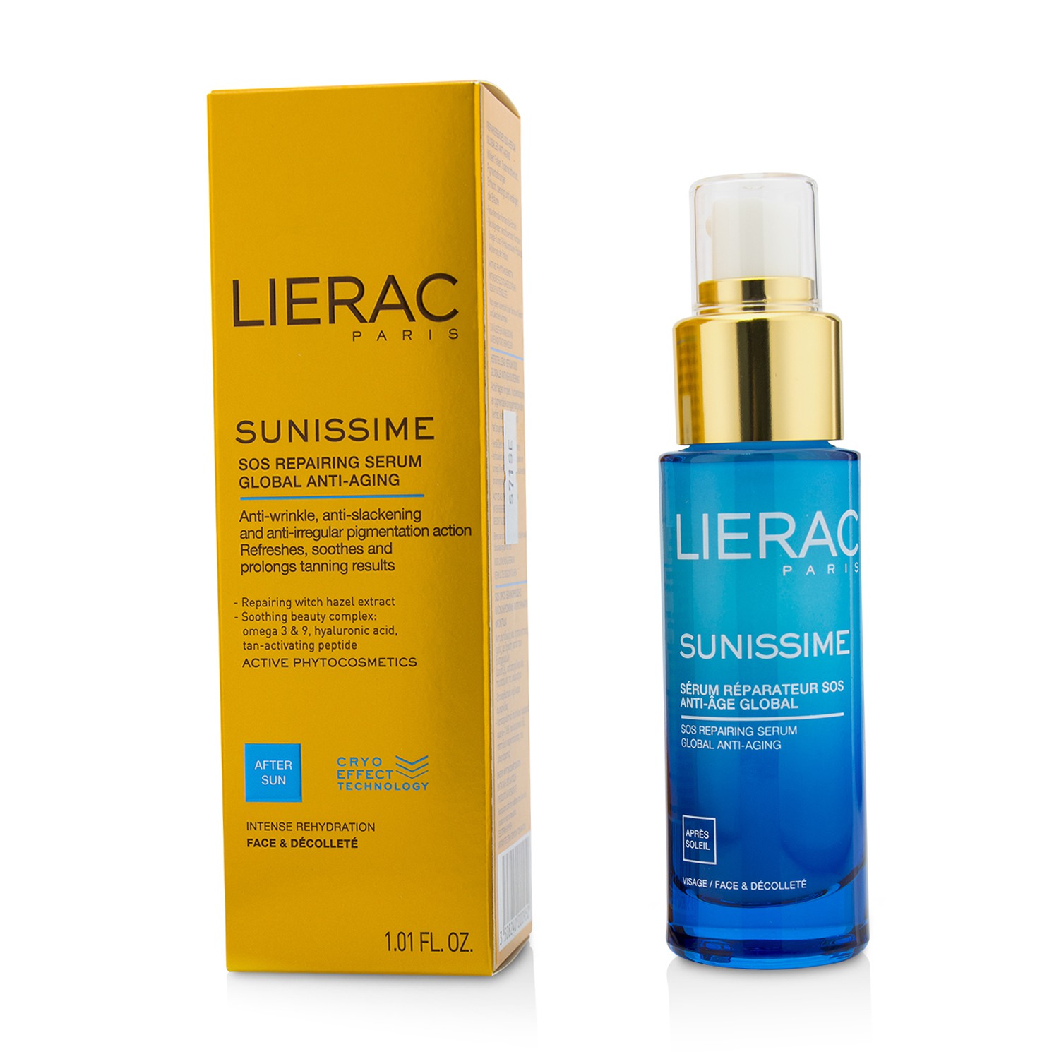 Lierac Sunissime Global Anti-Aging SOS Repairing Serum For Face & Decollete 30ml/1.01oz