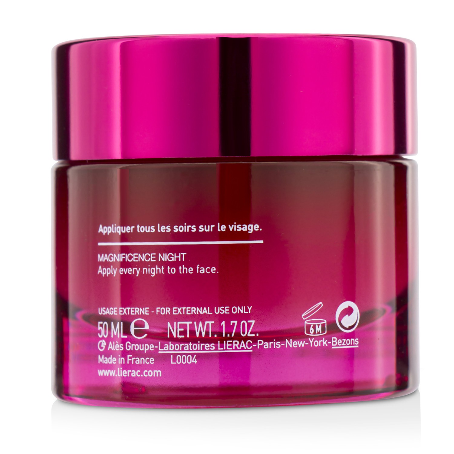 Lierac 黎瑞 淨化緊緻柔膚凝霜Magnificence Night Detoxifying Smoothing Gel-In-Balm 50ml/1.7oz