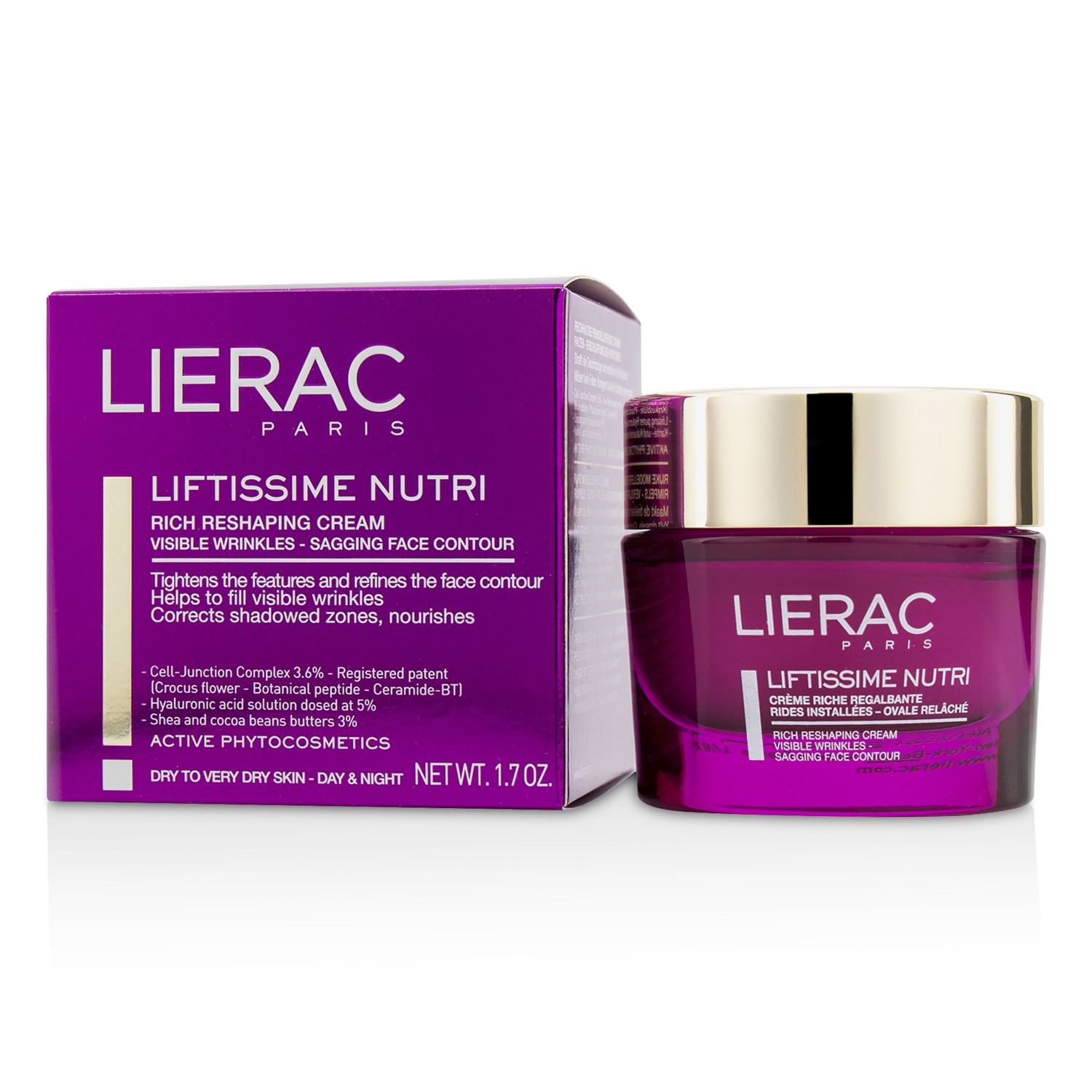 Lierac Liftissime Nutri Rich Reshaping Cream (For Dry To Very Dry Skin) 50ml/1.7oz