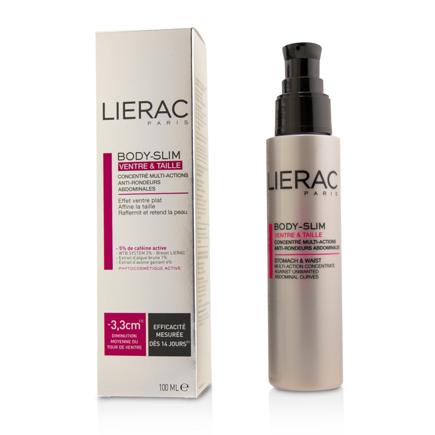 Lierac شكل مركز متعدد الفعالية ضد الانحناءات غير المرغوبة عند البطن والجذع Body-Slim 100ml/3.4oz