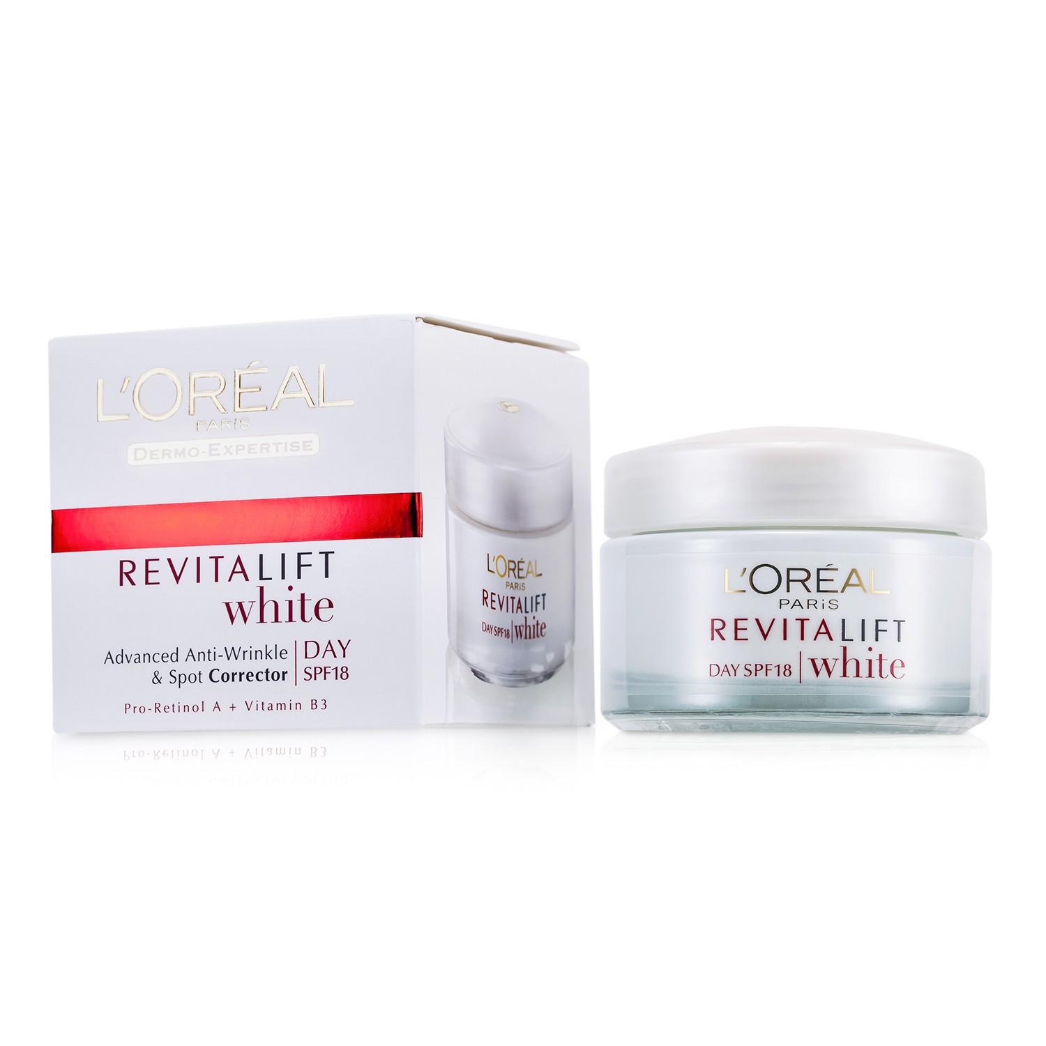 ロレアル L'Oreal Dermo-Expertise RevitaLift White Day Cream SPF 18 (Exp. Date: 02/2018) 50ml/1.7oz