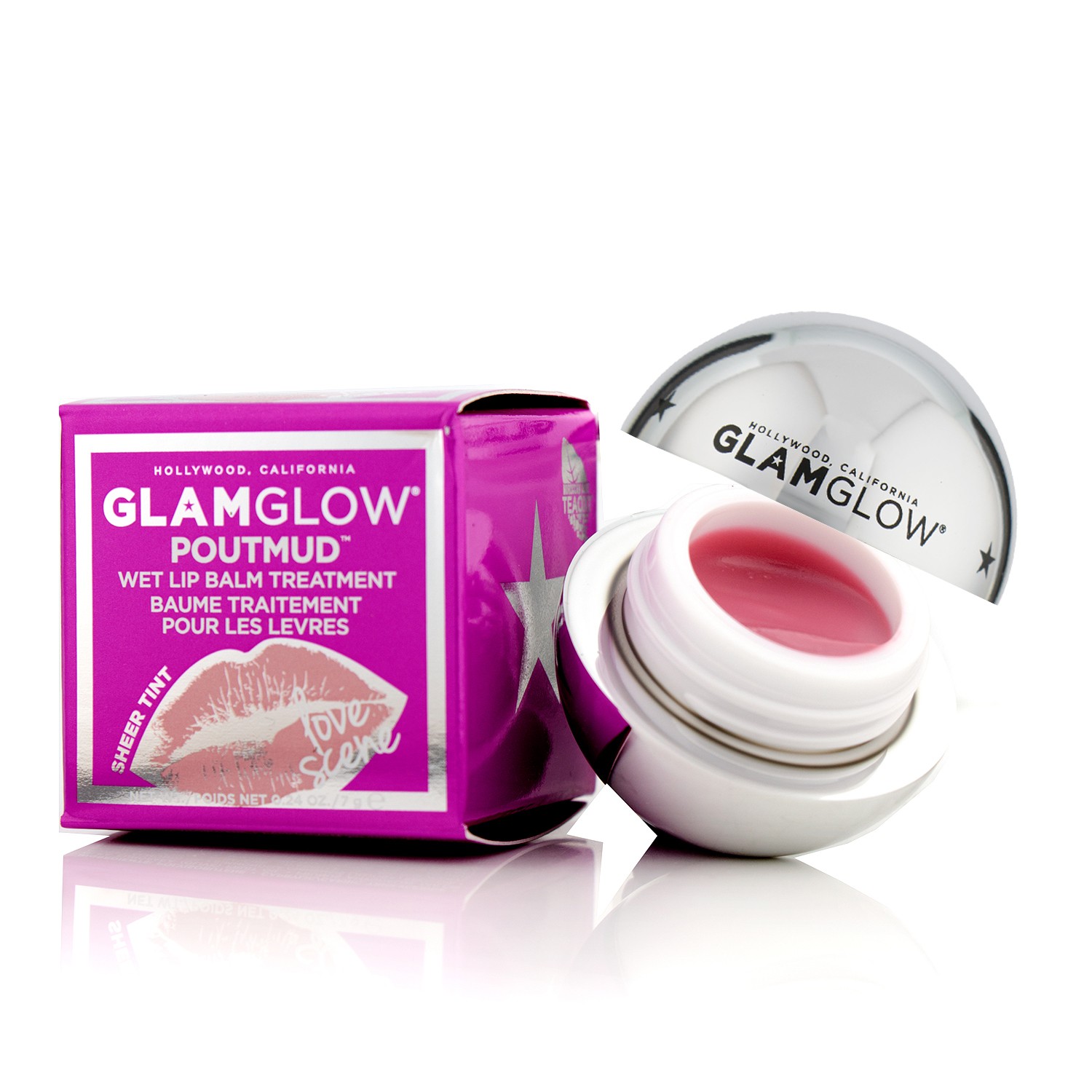 Glamglow PoutMud Sheer Tint Wet Lip Balm Treatment - Love Scene 7g/0.24oz