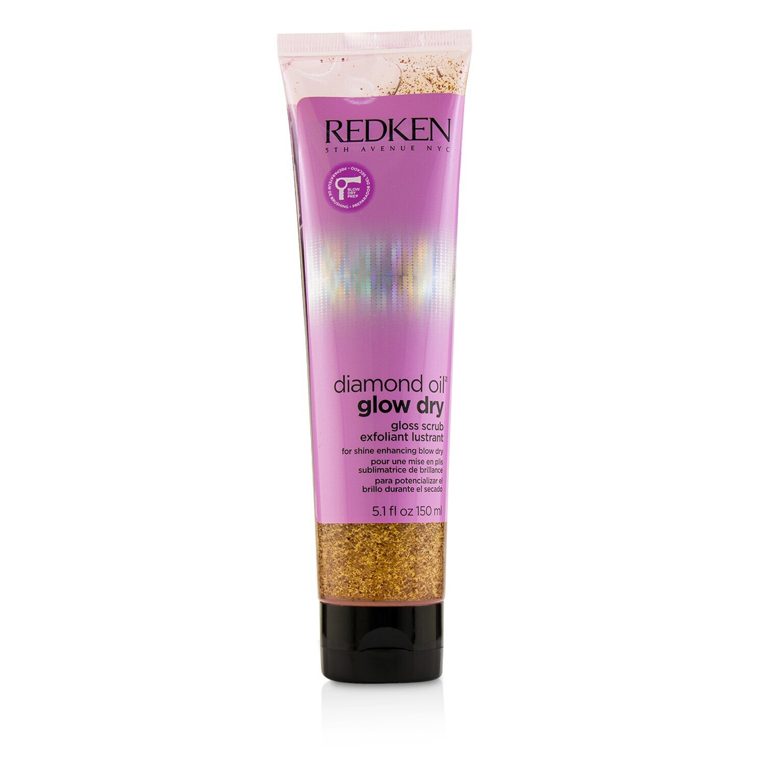 Redken منظف فرك ملمع Diamond Oil (لتحسين لمعان الشعر وتجفيفه) 150ml/5.1oz