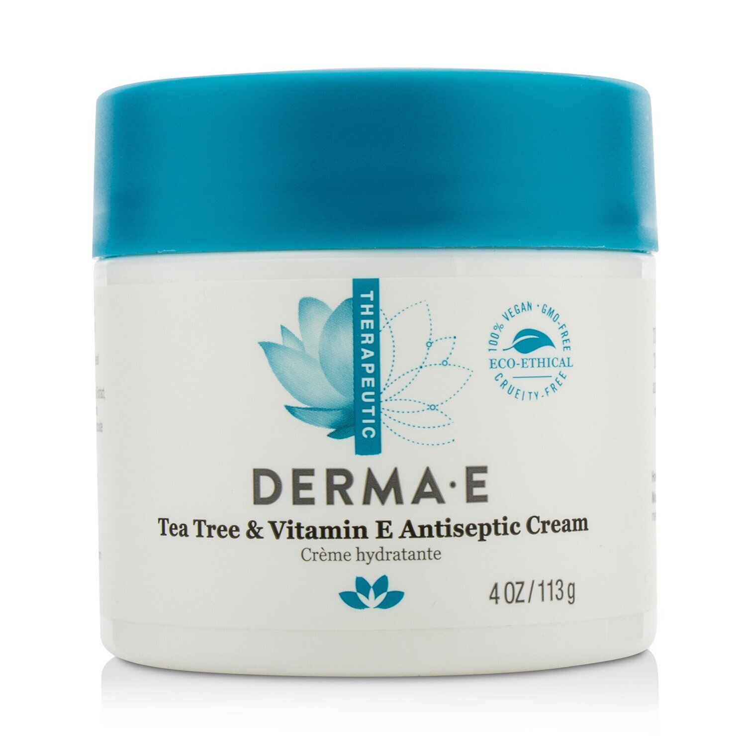 Derma E Therapeutic Tea Tree & Vitamin E Antiseptic Cream 113g/4oz