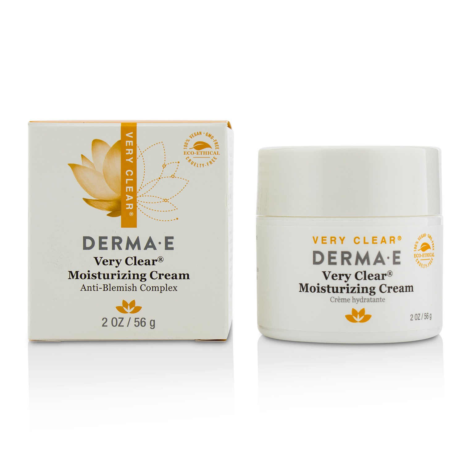 Derma E Very Clear Moisturizing Cream 56g/2oz