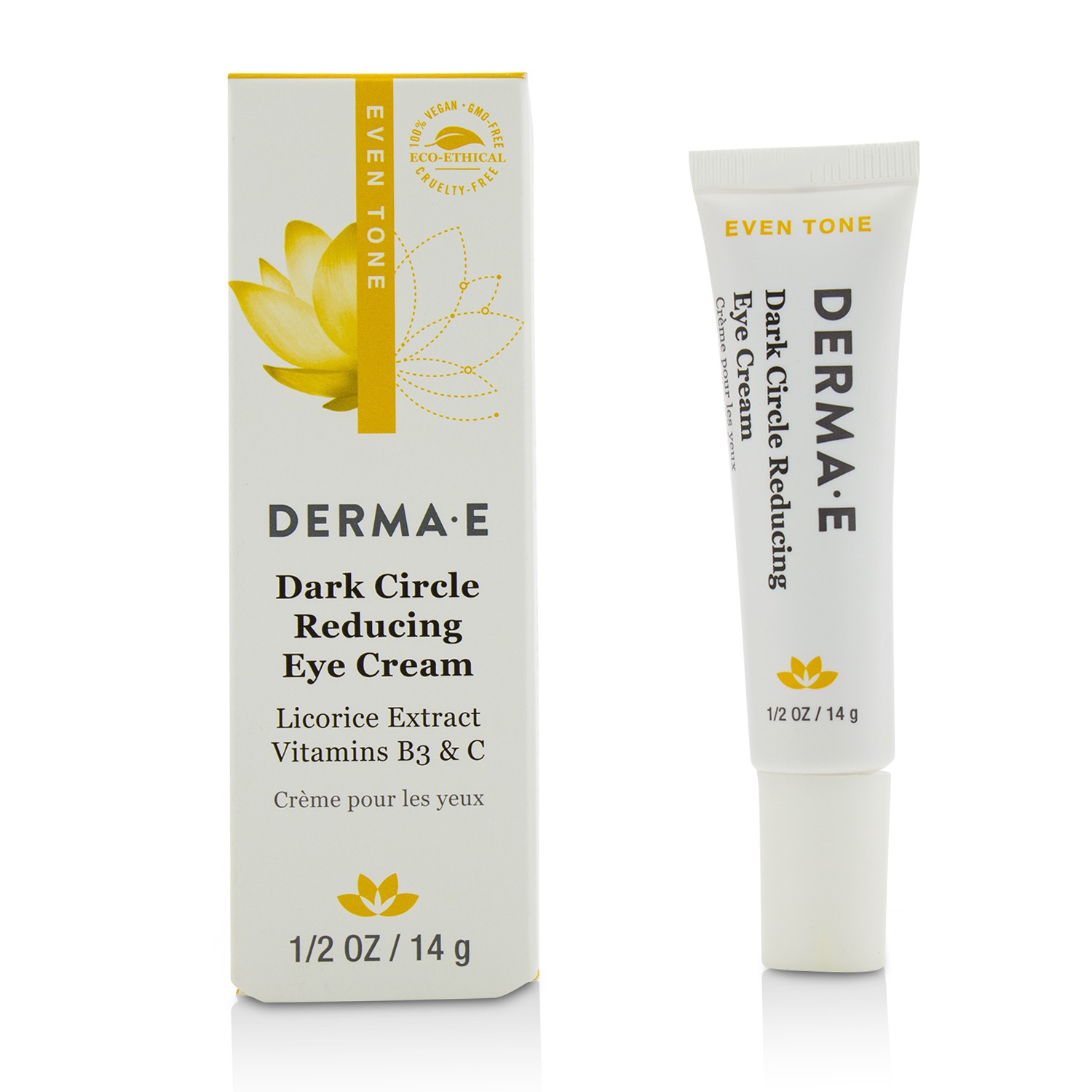 ダーマ E Derma E イーブン トーン ダーク サークル リデューシング アイ クリーム 14g/0.5oz