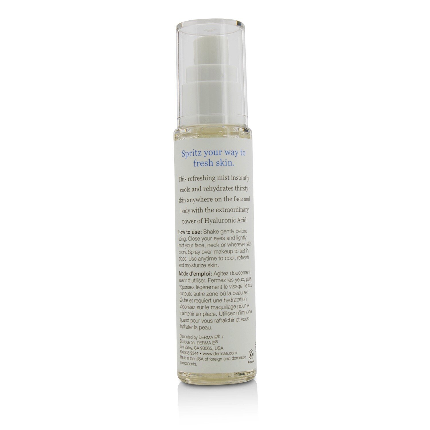 Derma E Hydrating Mist - Suihke 60ml/2oz