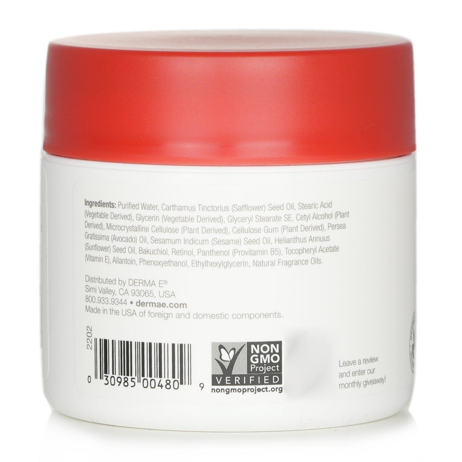 Derma E Crema Renovadora Anti Arrugas 113g/4oz