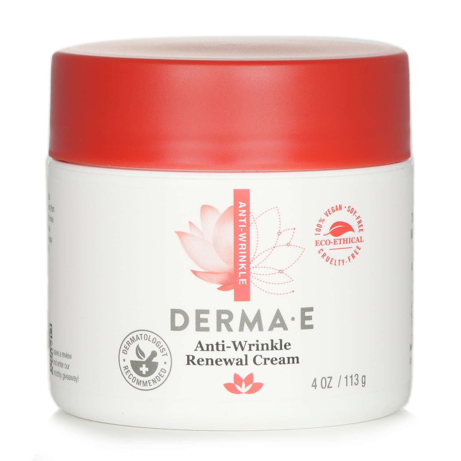 Derma E Crema Renovadora Anti Arrugas 113g/4oz