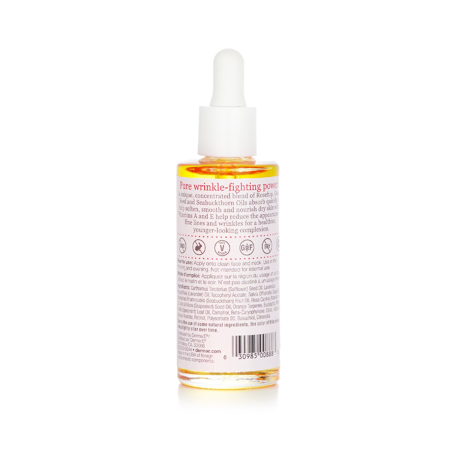 Derma E Anti-Wrinkle Treatment Oil 60ml/2oz