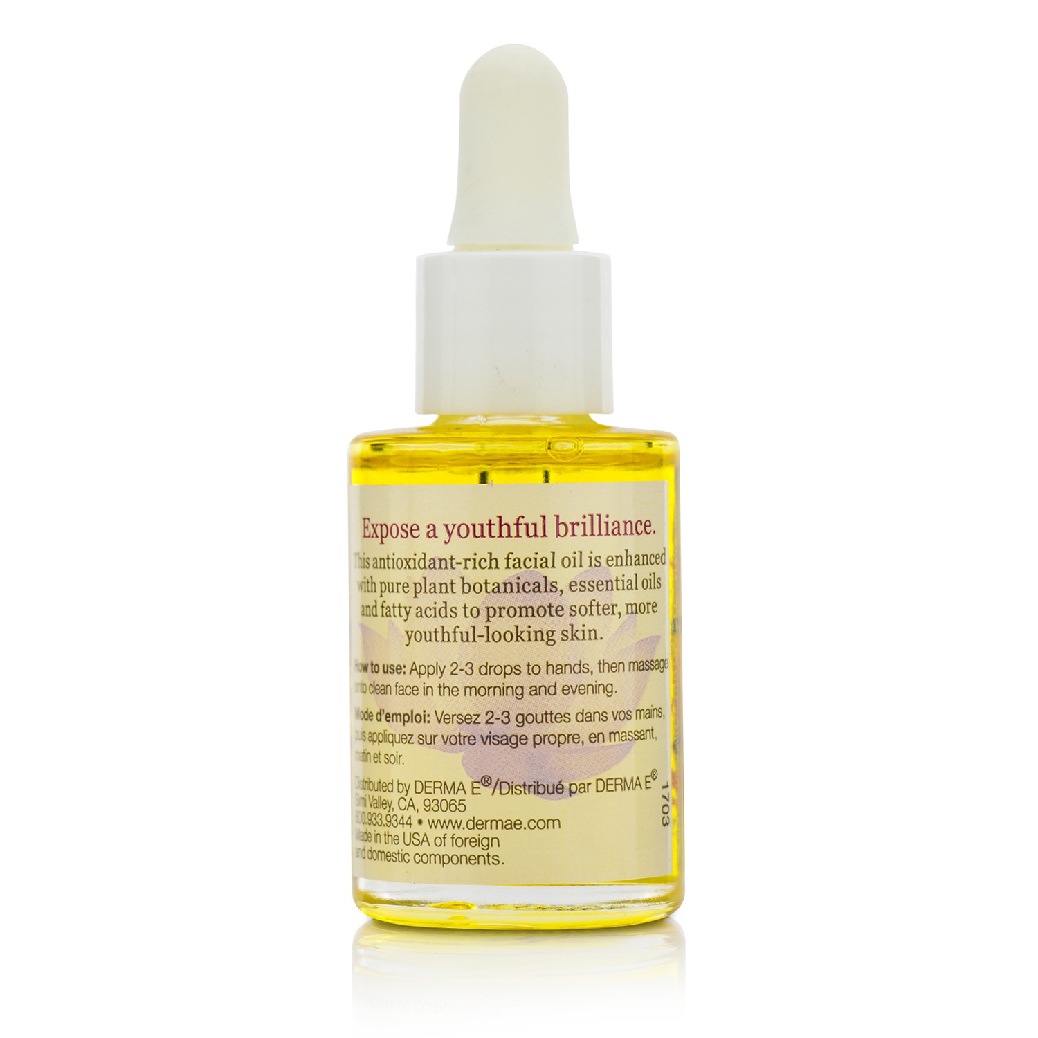 Derma E Essentials Rejuvenating Sage & Lavender Face Oil 30ml/1oz