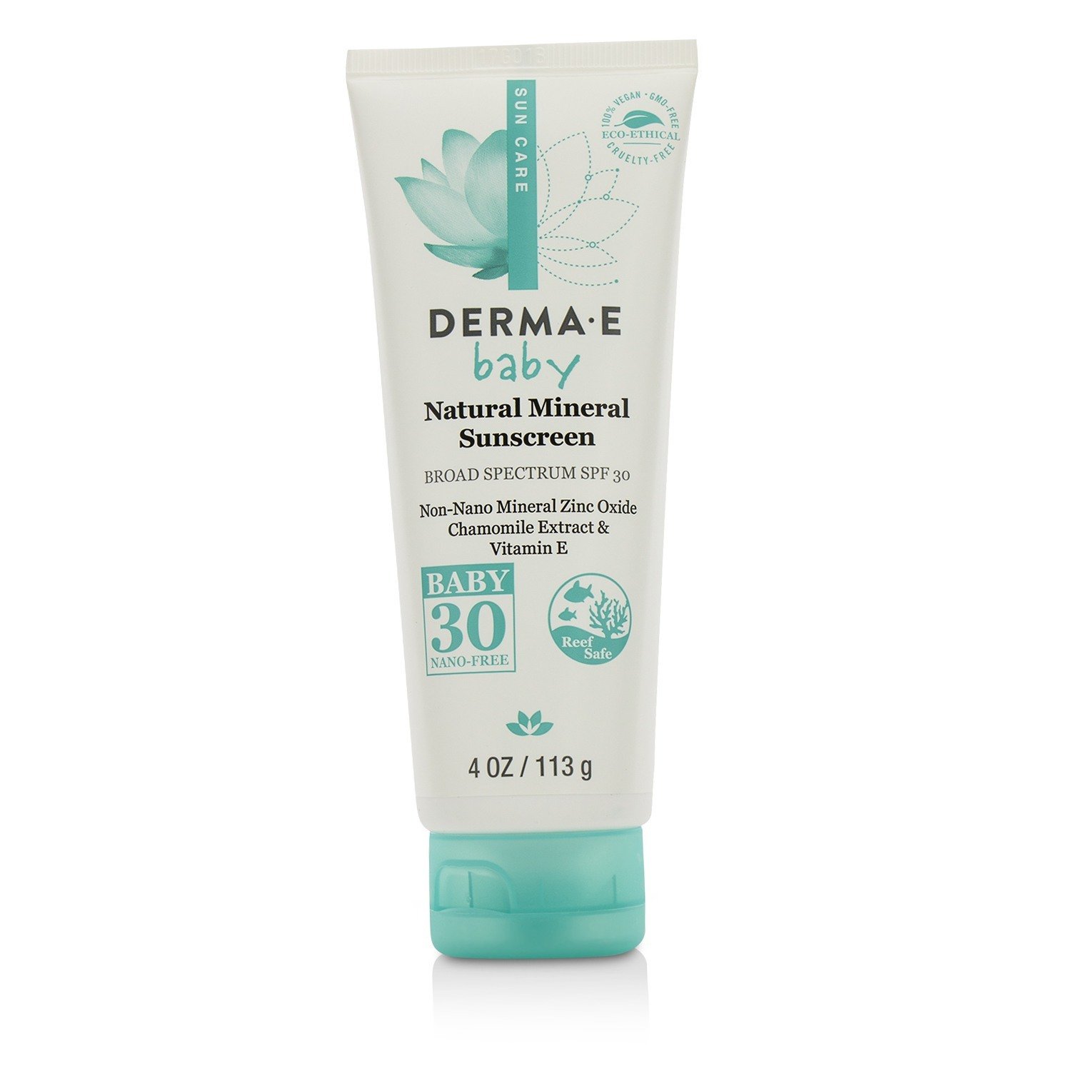 Derma E Natural Mineral Sunscreen Broad Spectrum SPF 30 - Baby 113g/4oz