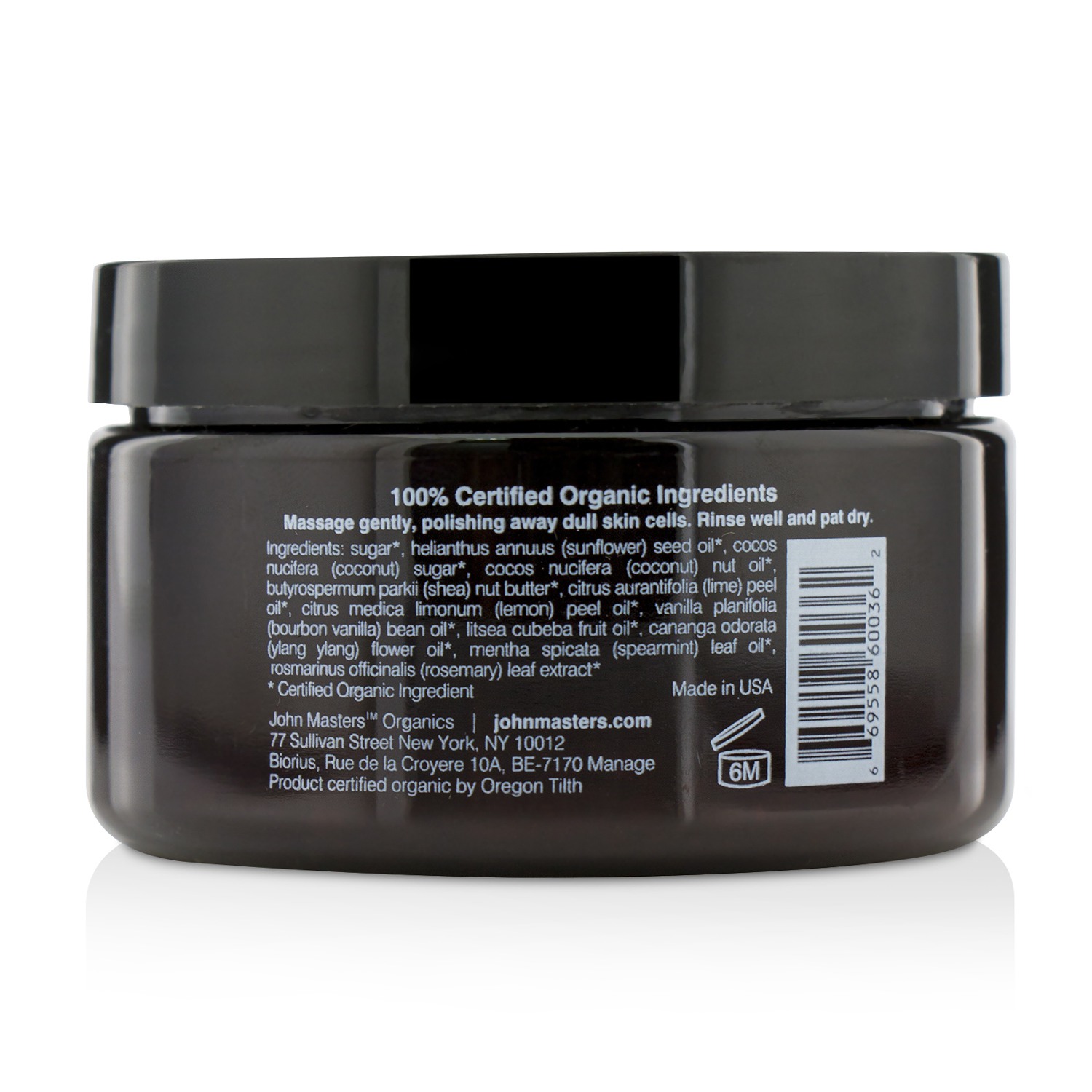 John Masters Organics 清新檸檬&酸橙身體磨砂膏 Fresh Lemon & Lime Body Scrub 136.2g/4.8oz