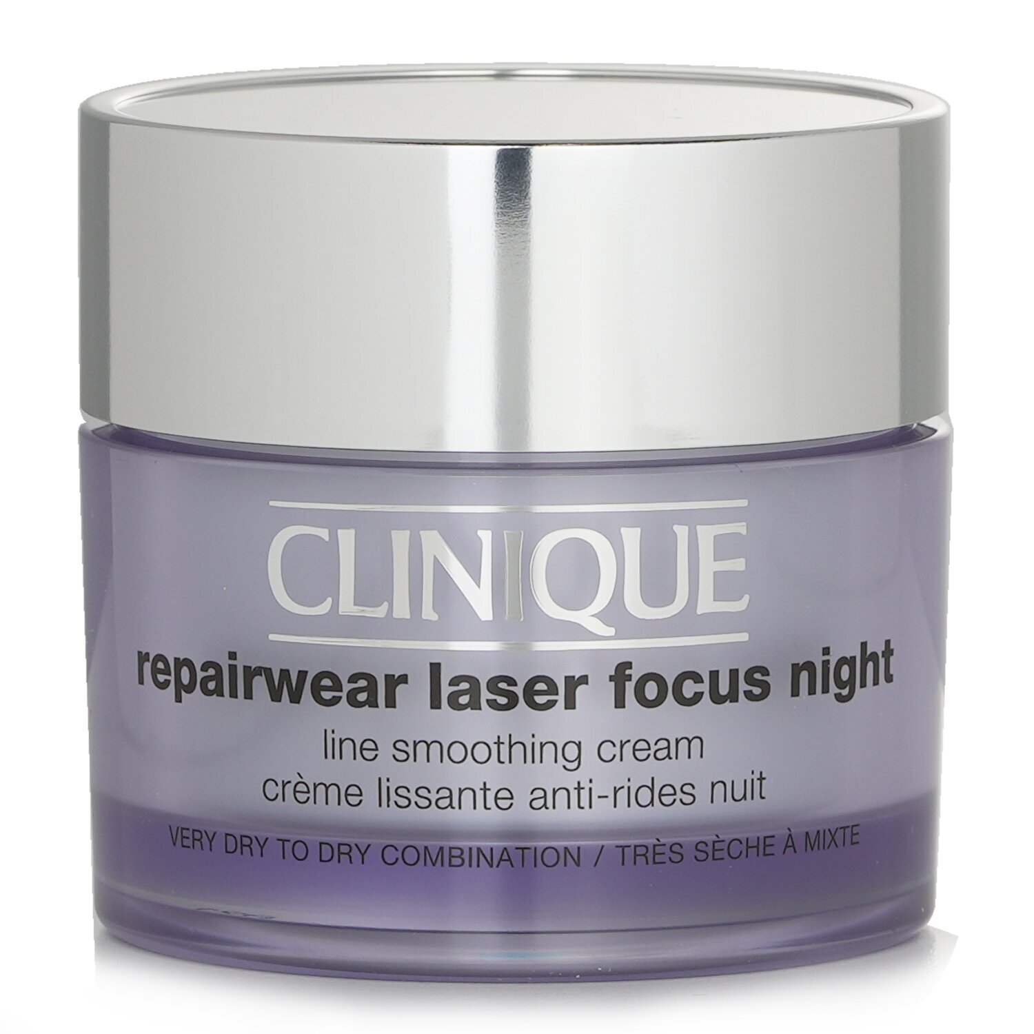 Clinique Repairwear Laser Focus Night Line silendav kreem – väga kuivast kuivaks kombinatsioon 50ml/1.7oz