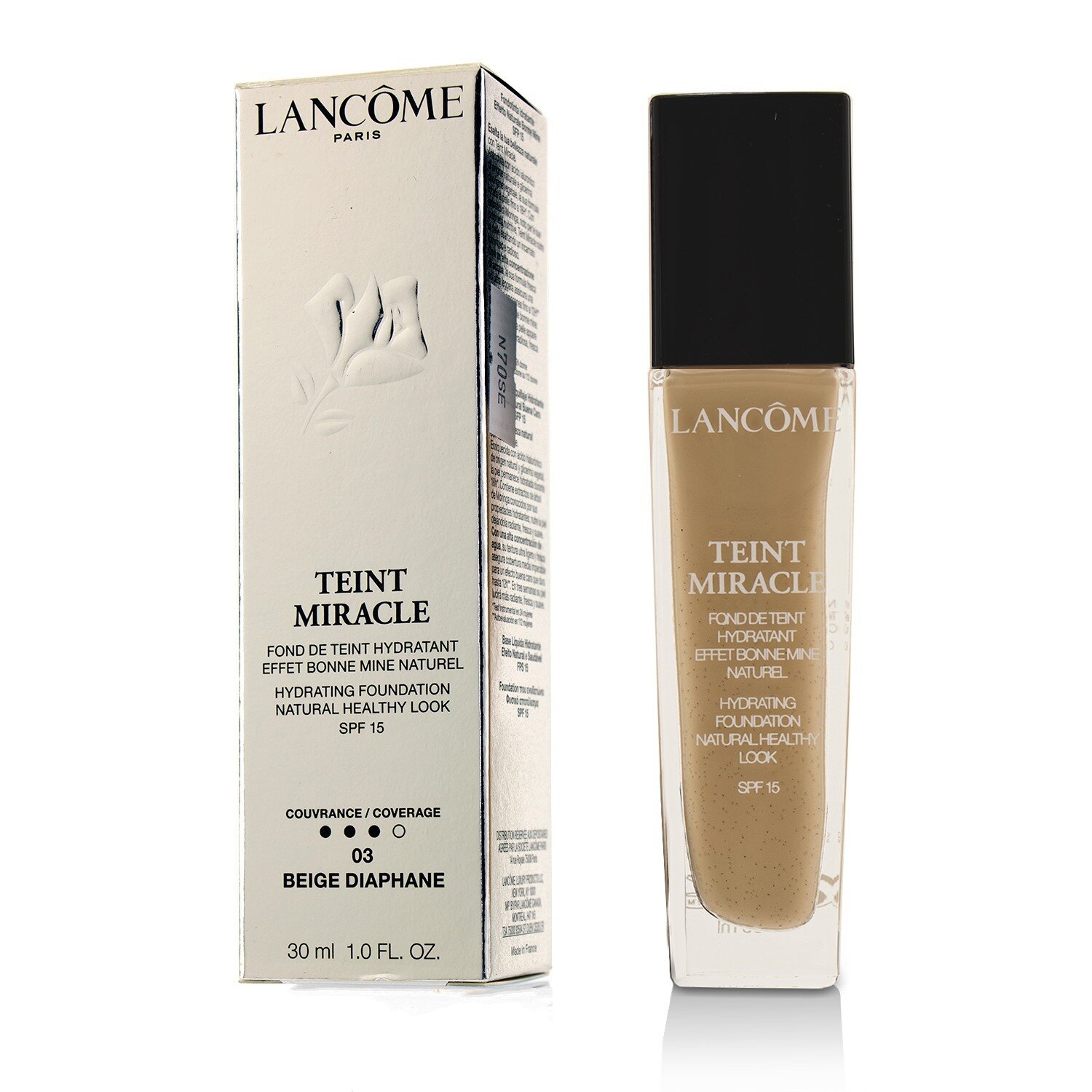 Lancome Teint Miracle Hydrating Foundation Natural Healthy Look SPF 15 30ml/1oz