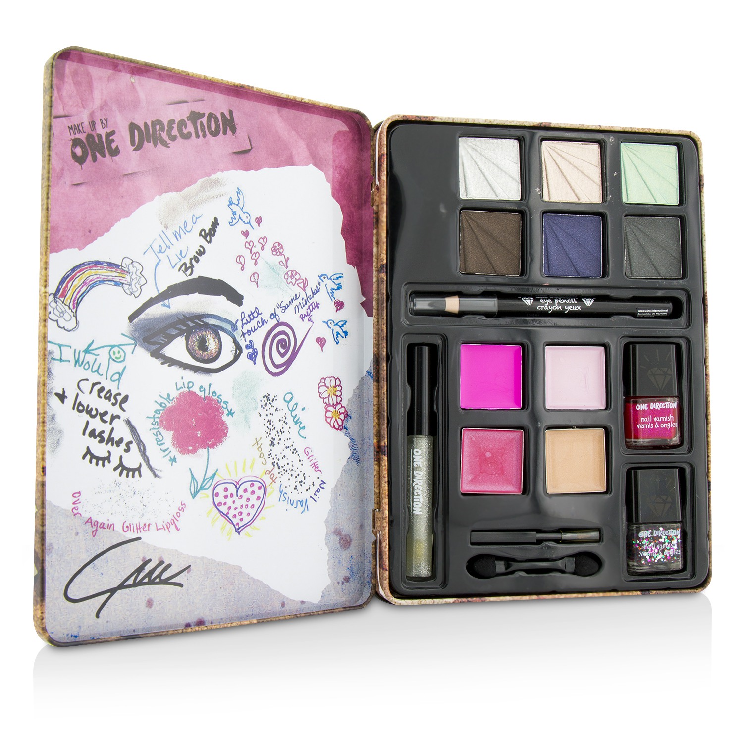 One Direction Make Up Palette Picture Color